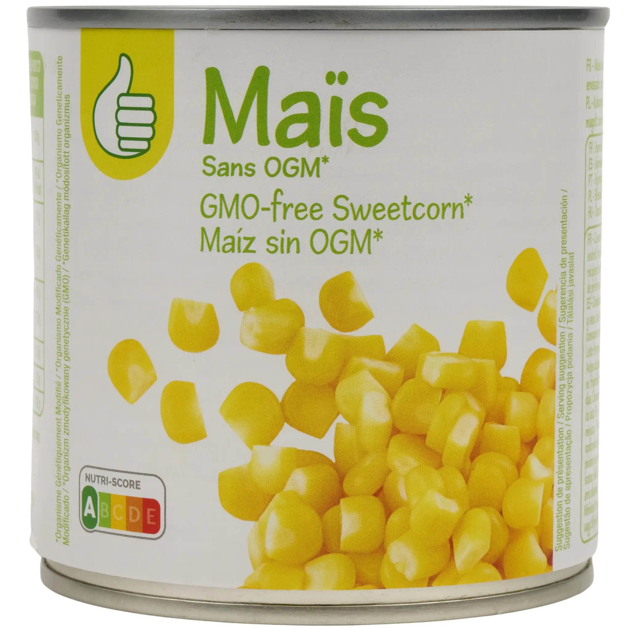 POUCE Maïs doux en grains sous vide