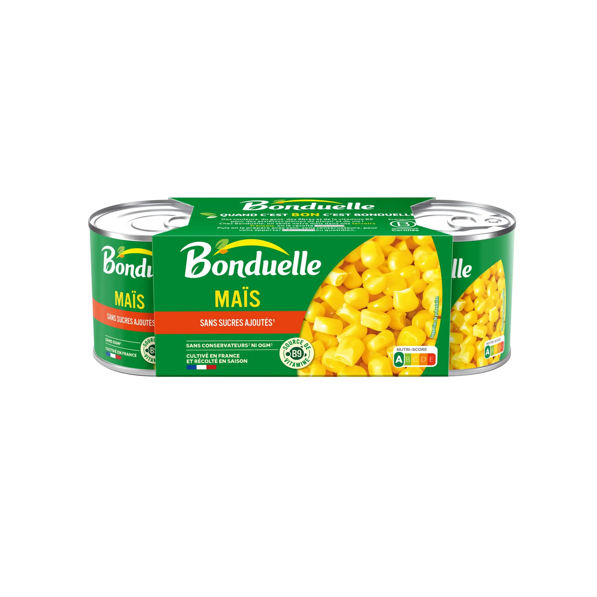 BONDUELLE Maïs sans sucres ajoutés