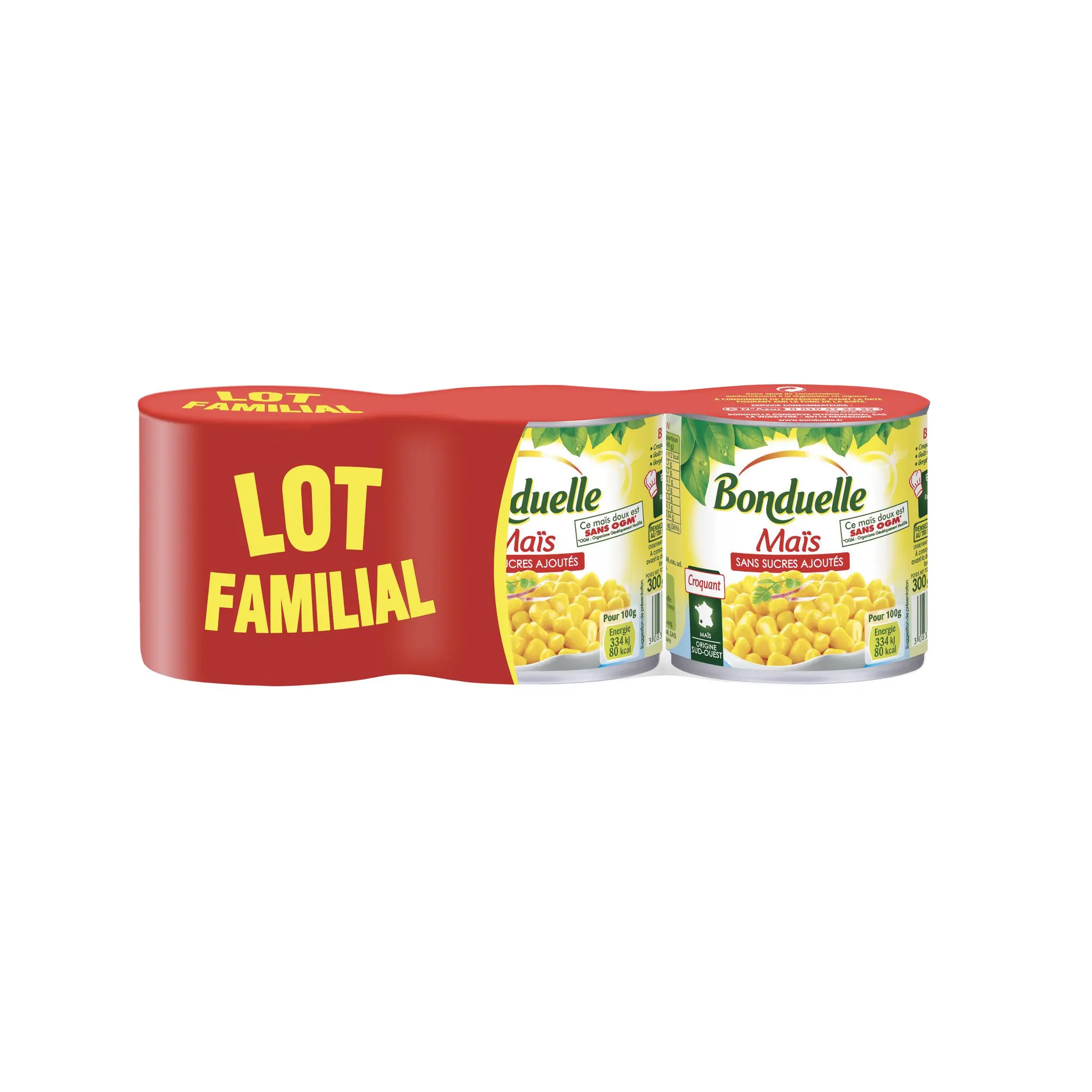 BONDUELLE Maïs sans sucres ajoutés