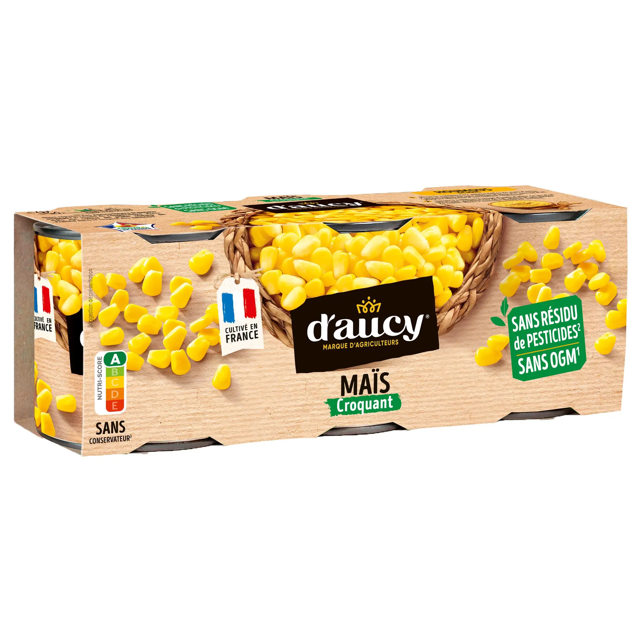 D'AUCY Maïs croquant sans résidu de pesticides