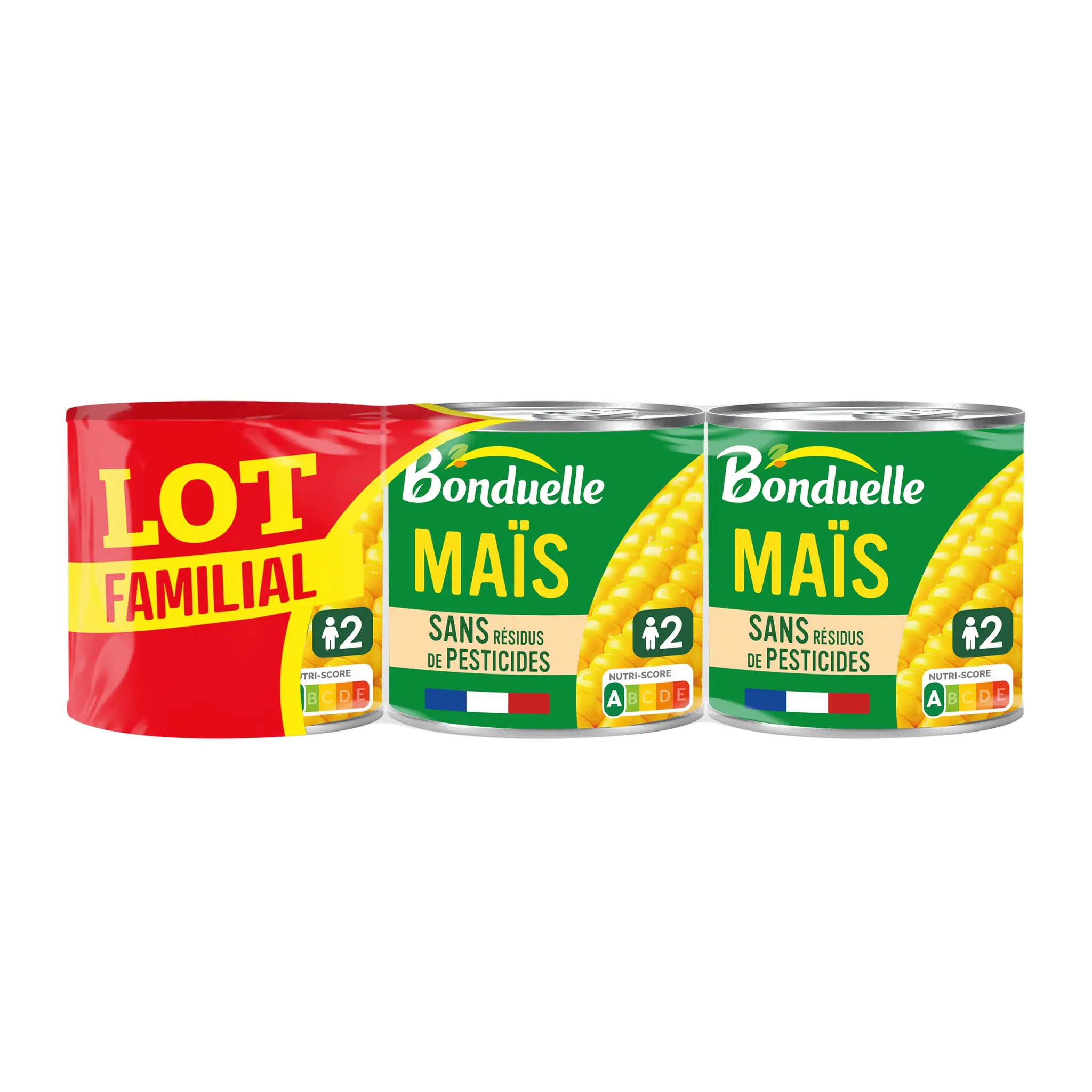 BONDUELLE Maïs en grain sans résidu de pesticides