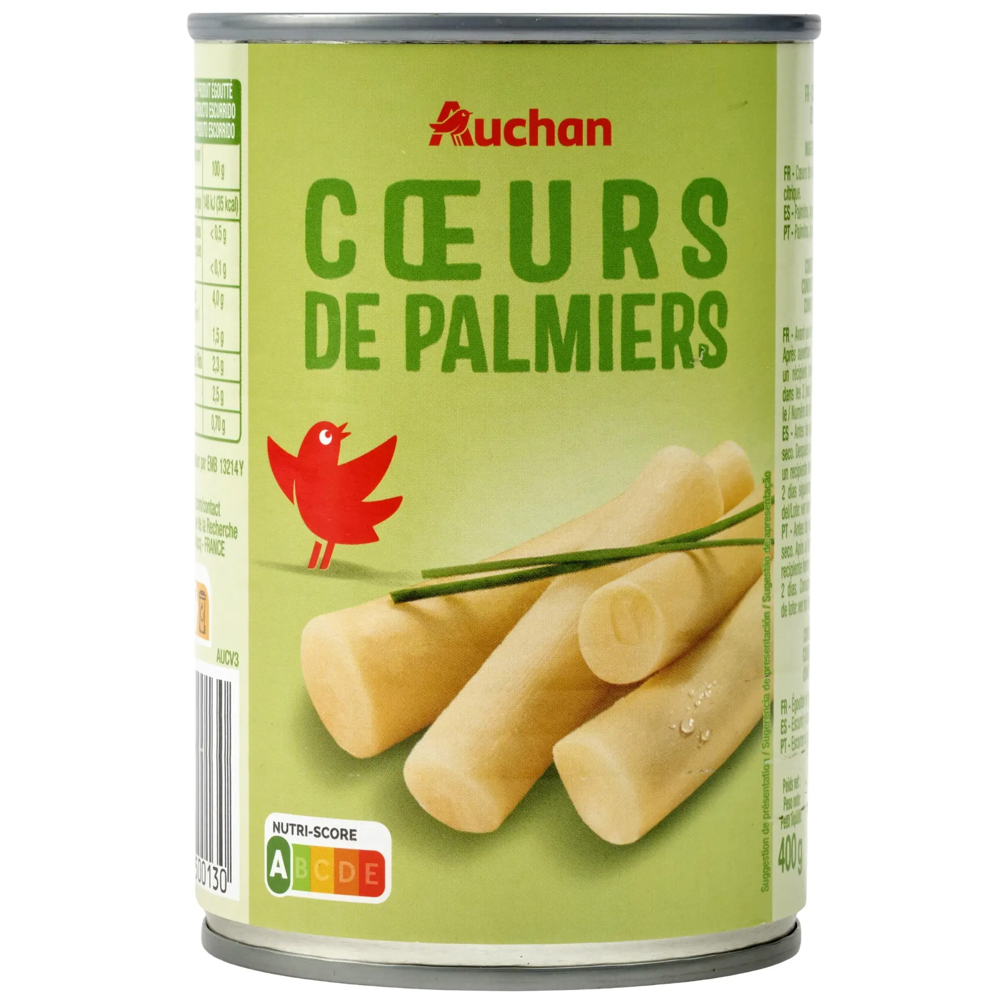 AUCHAN Cœurs de palmier