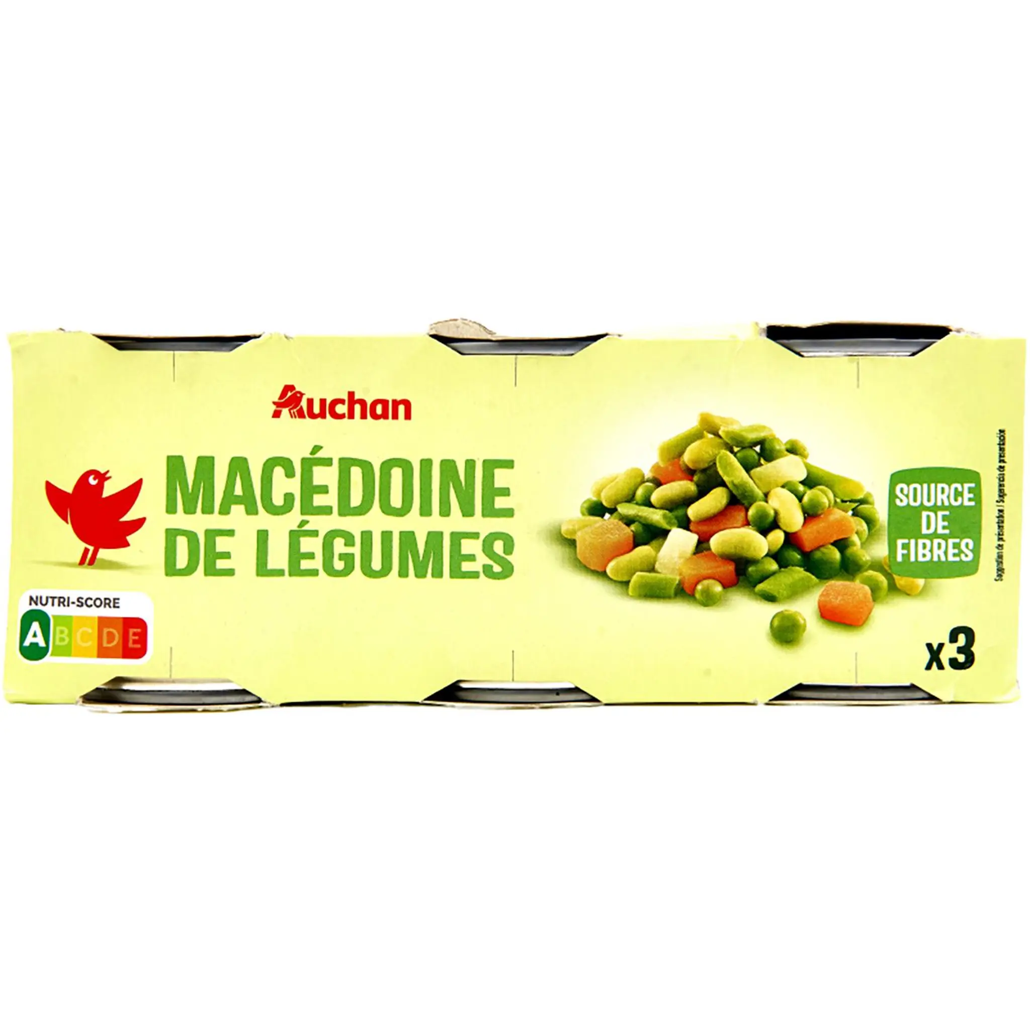 AUCHAN Macédoine de légumes