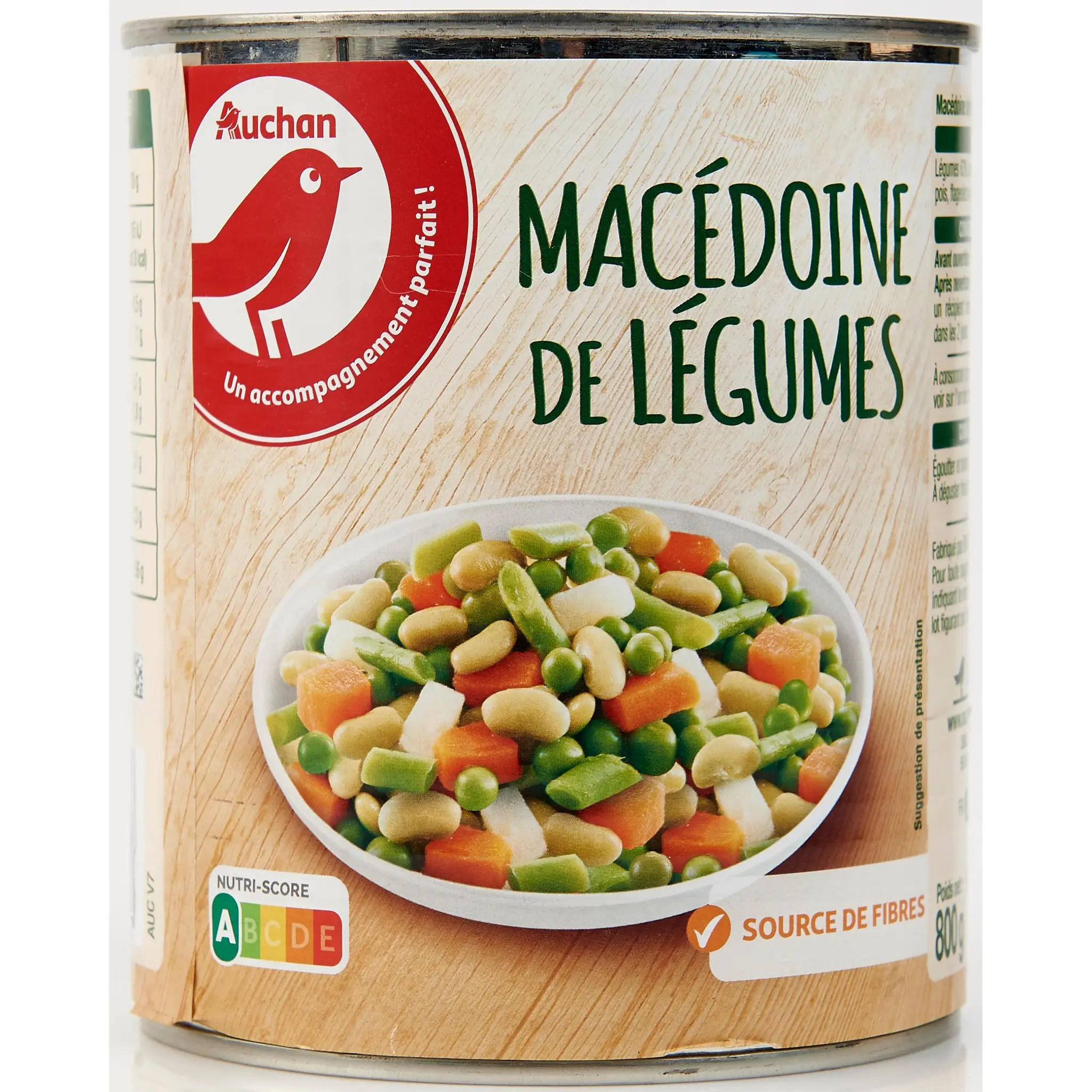 AUCHAN Macédoine de légumes