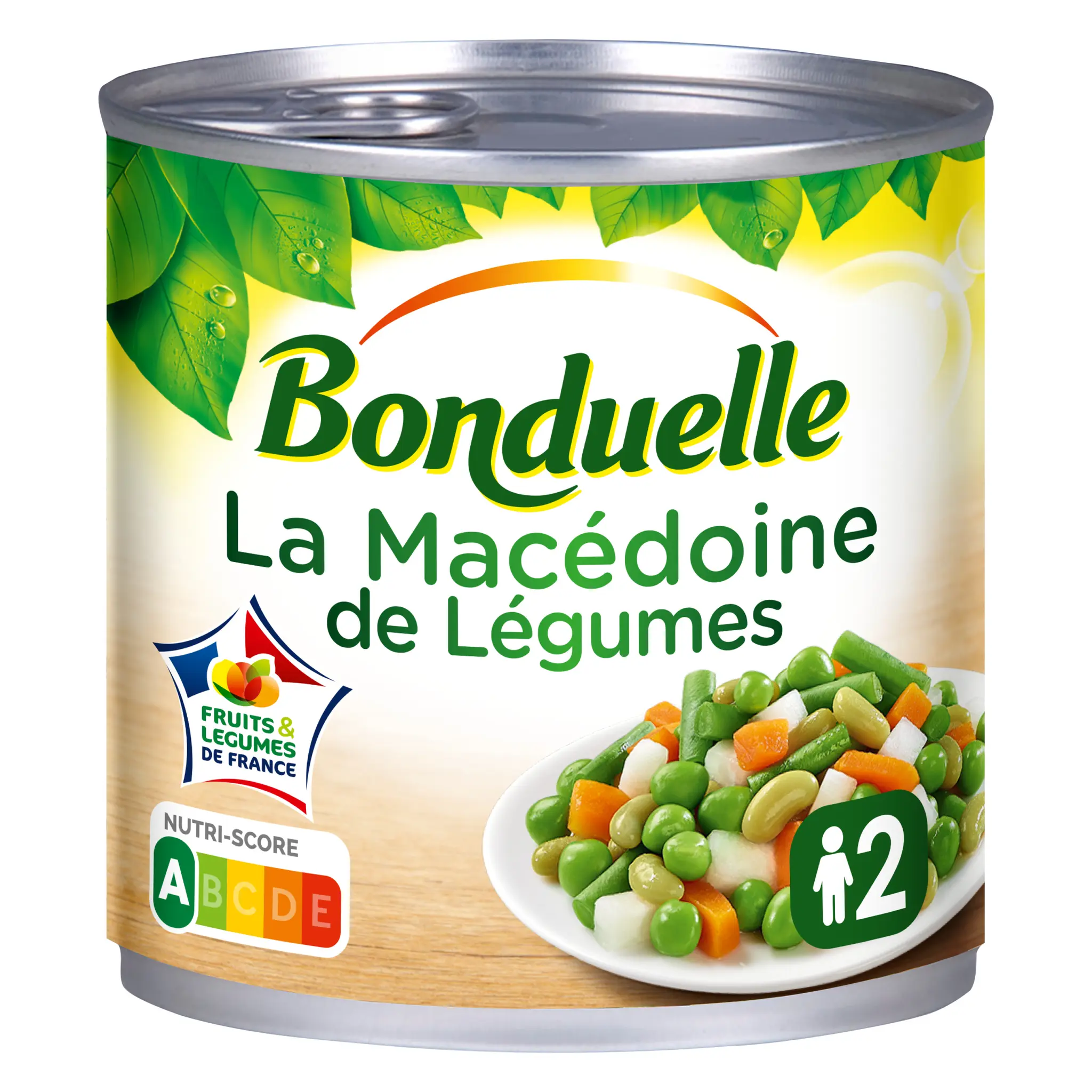 BONDUELLE Macédoine de légumes de France sans conservateur