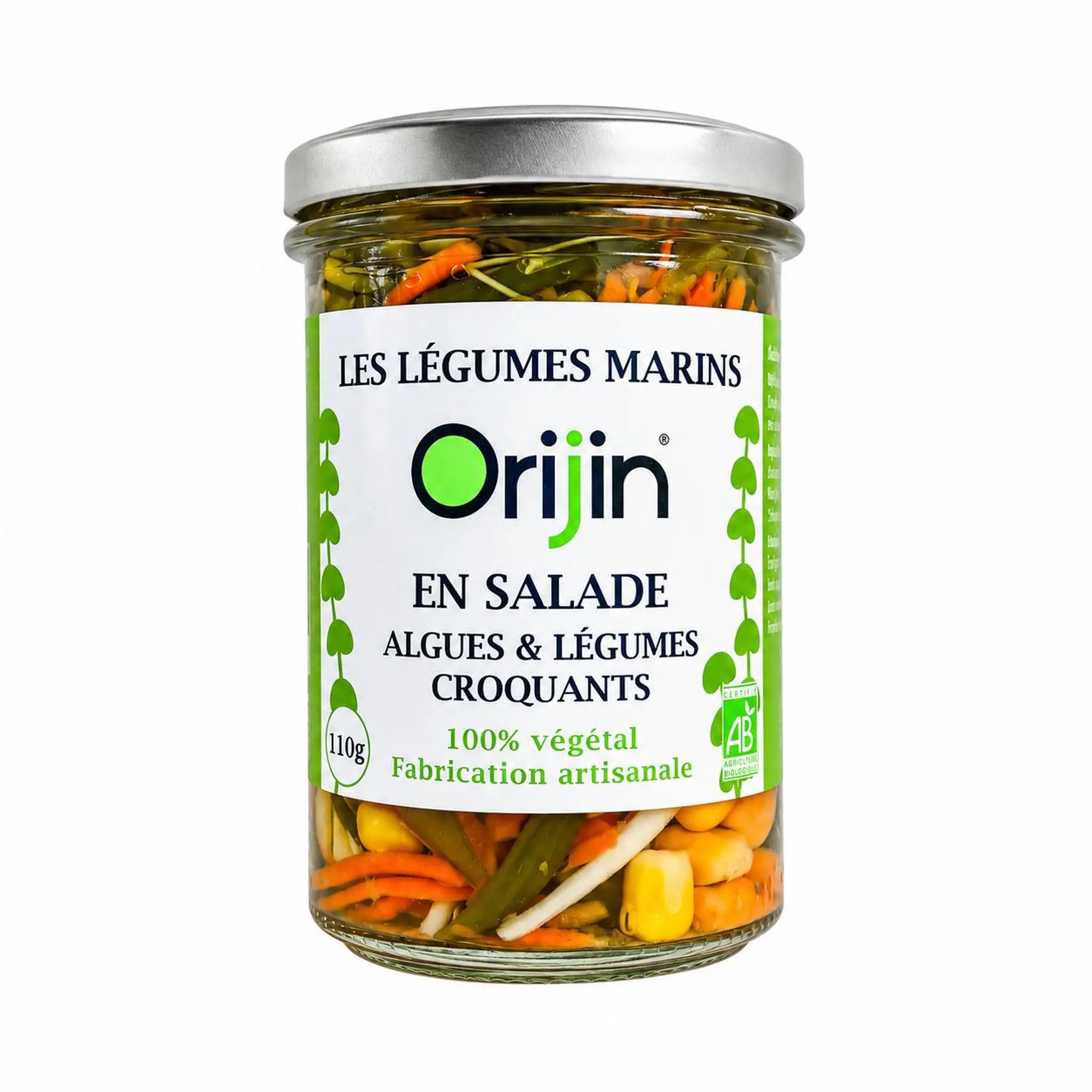 ORIJIN Algues & légumes croquants en salade