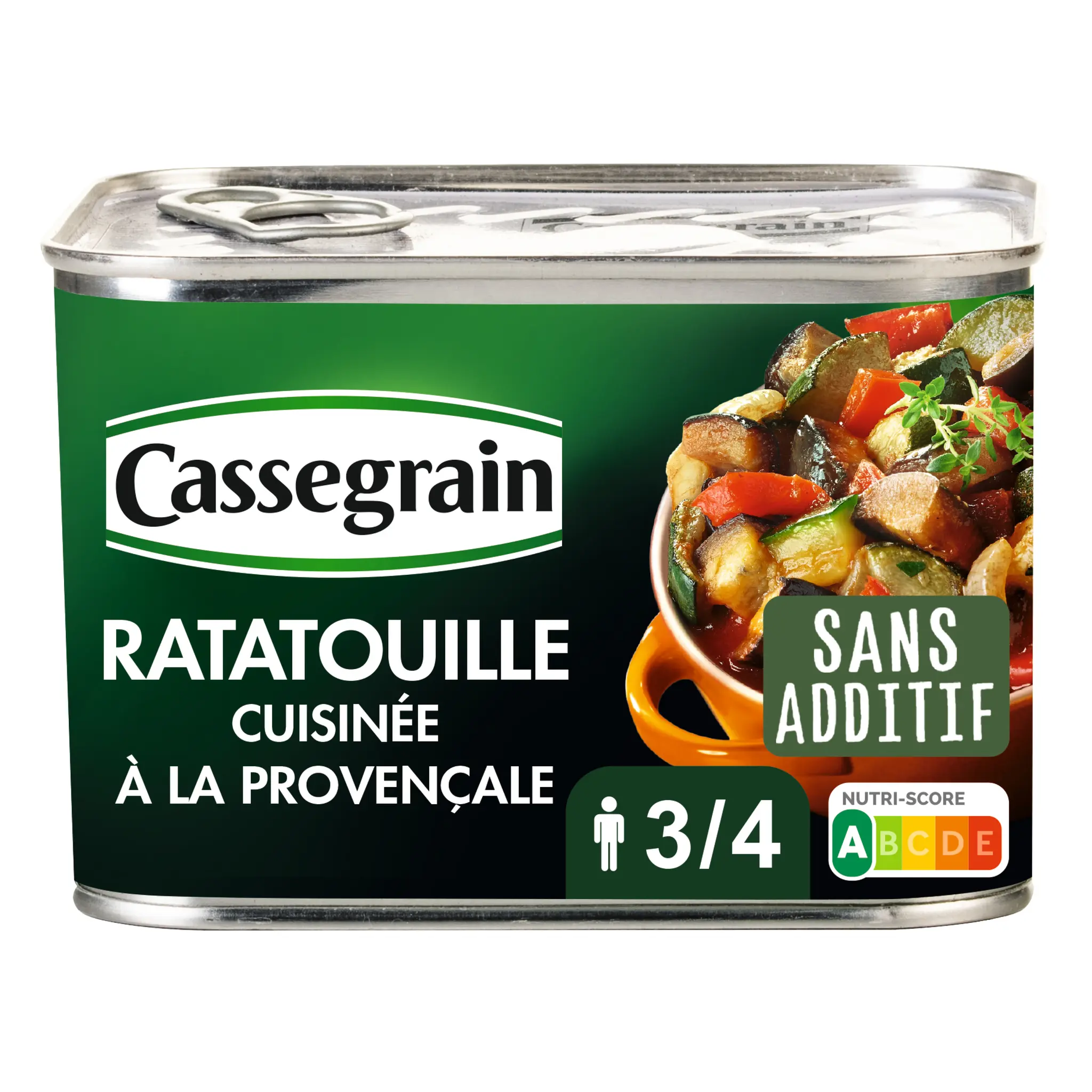 CASSEGRAIN Ratatouille cuisinée à la provençale