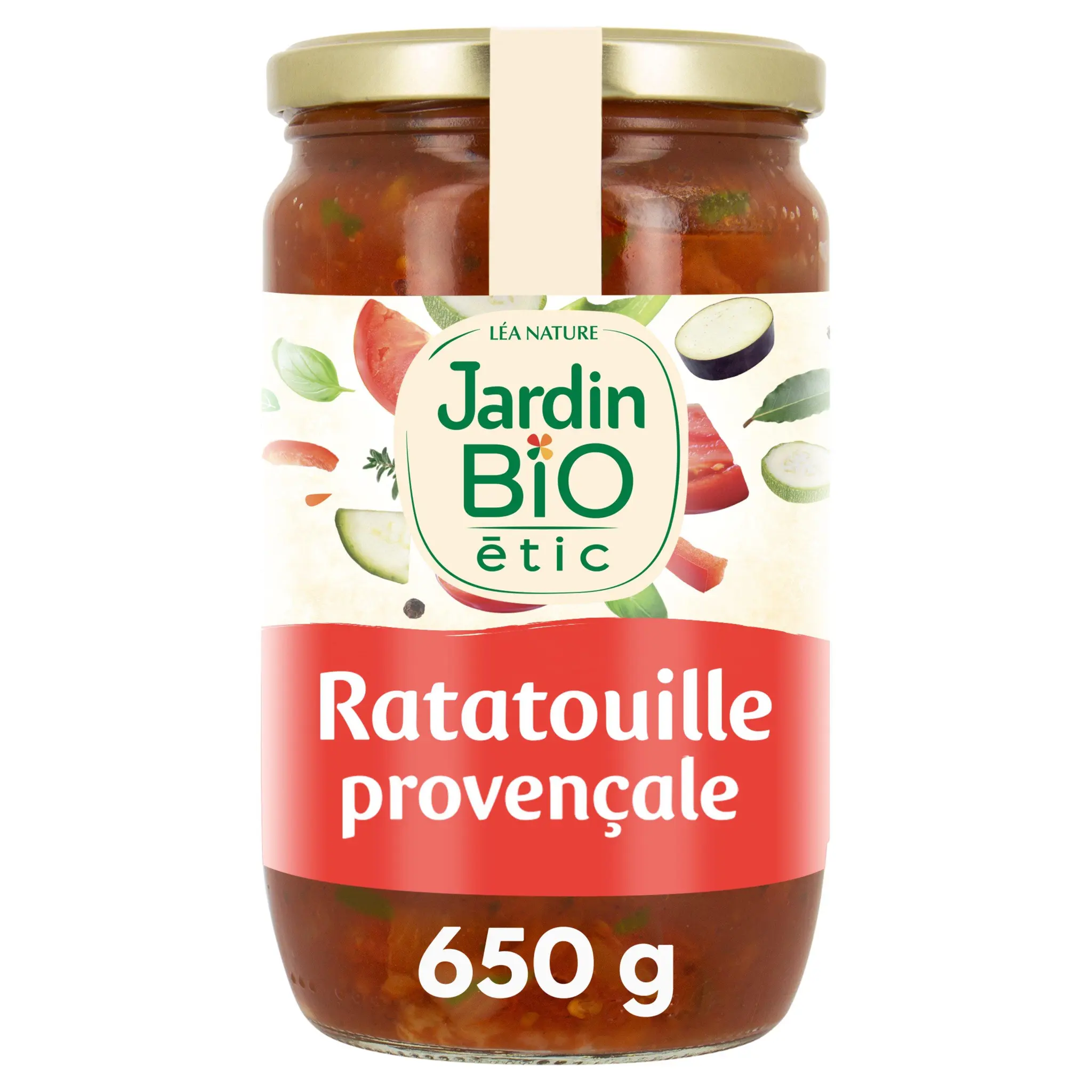 JARDIN BIO ETIC Ratatouille à la provençale bio en bocal