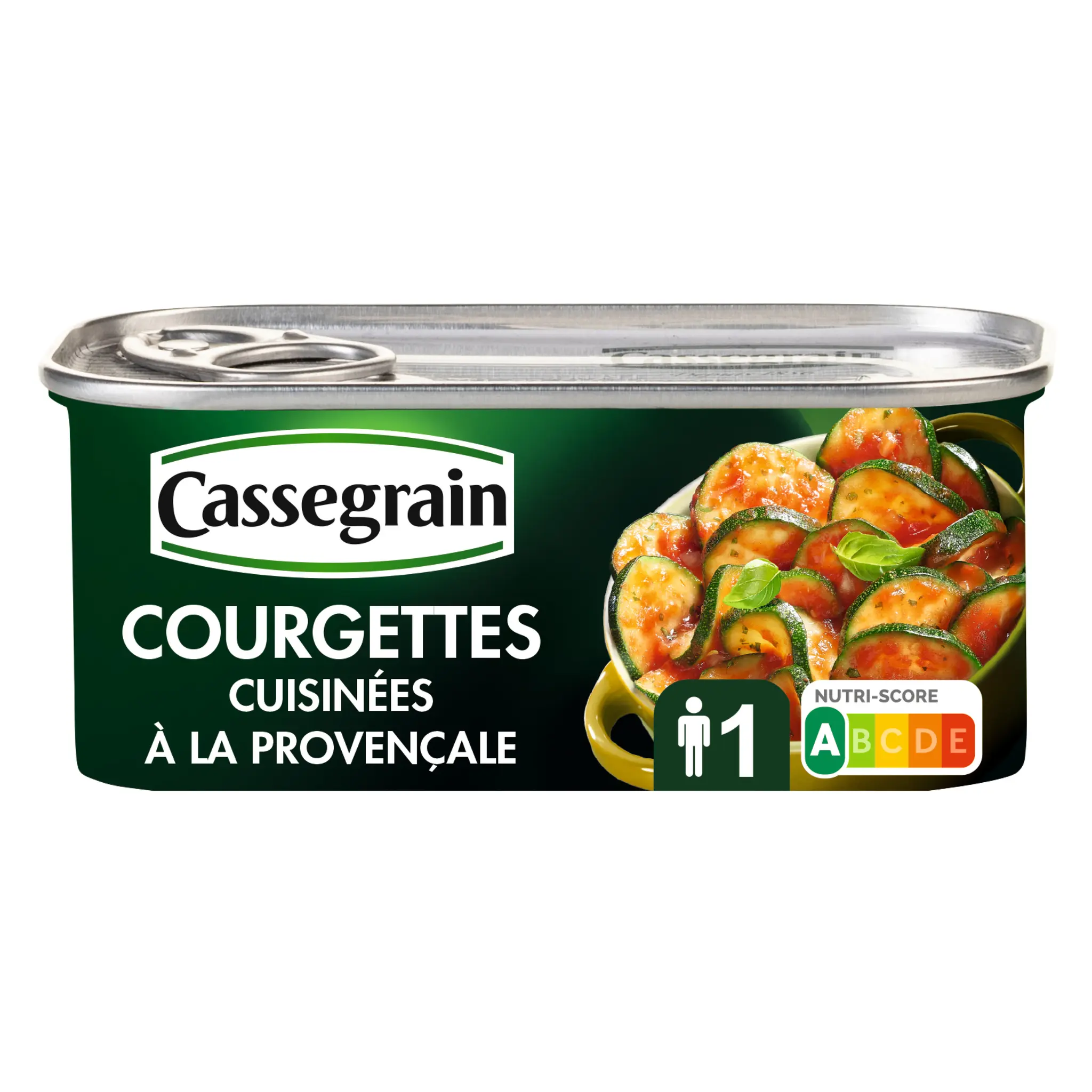 CASSEGRAIN Courgettes cuisinées à la provençale