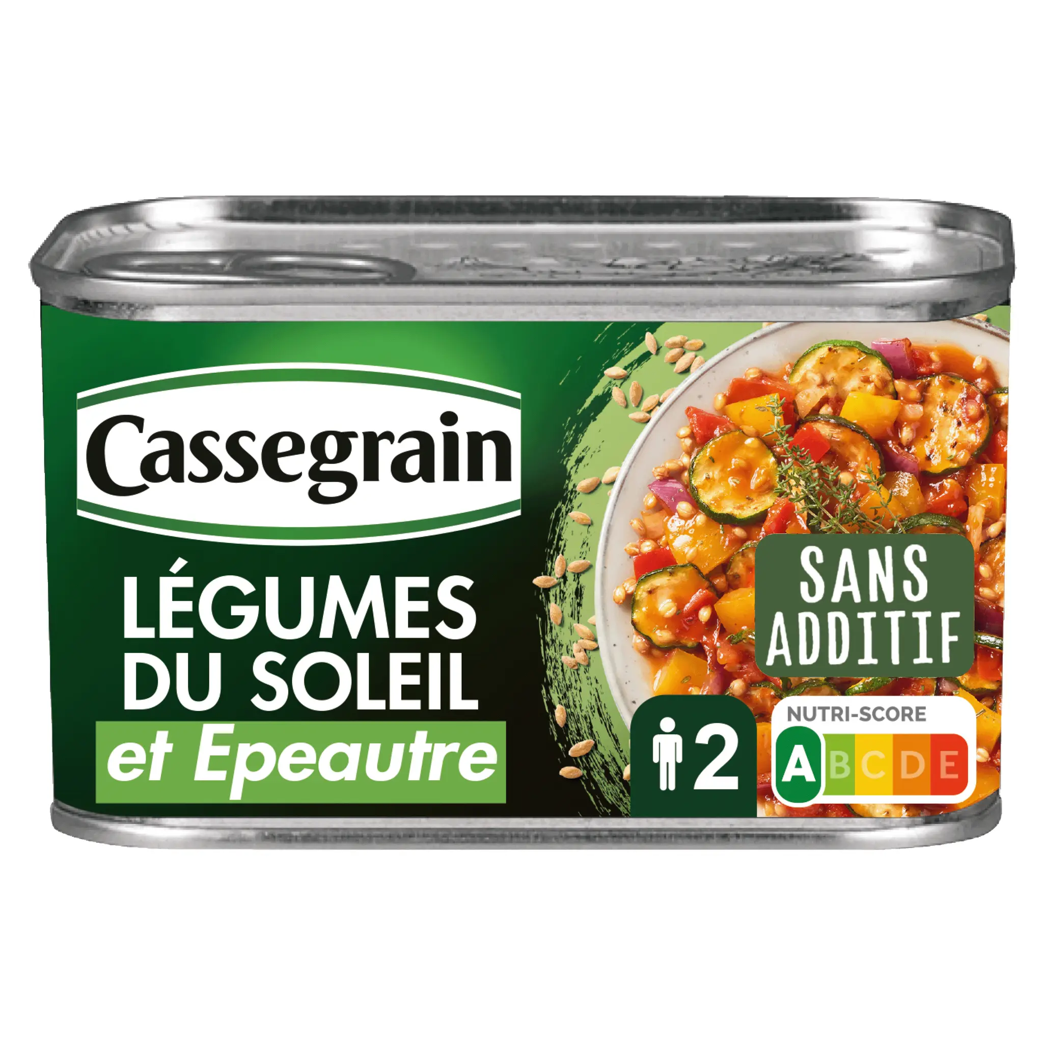 CASSEGRAIN Légumes du soleil et épeautre
