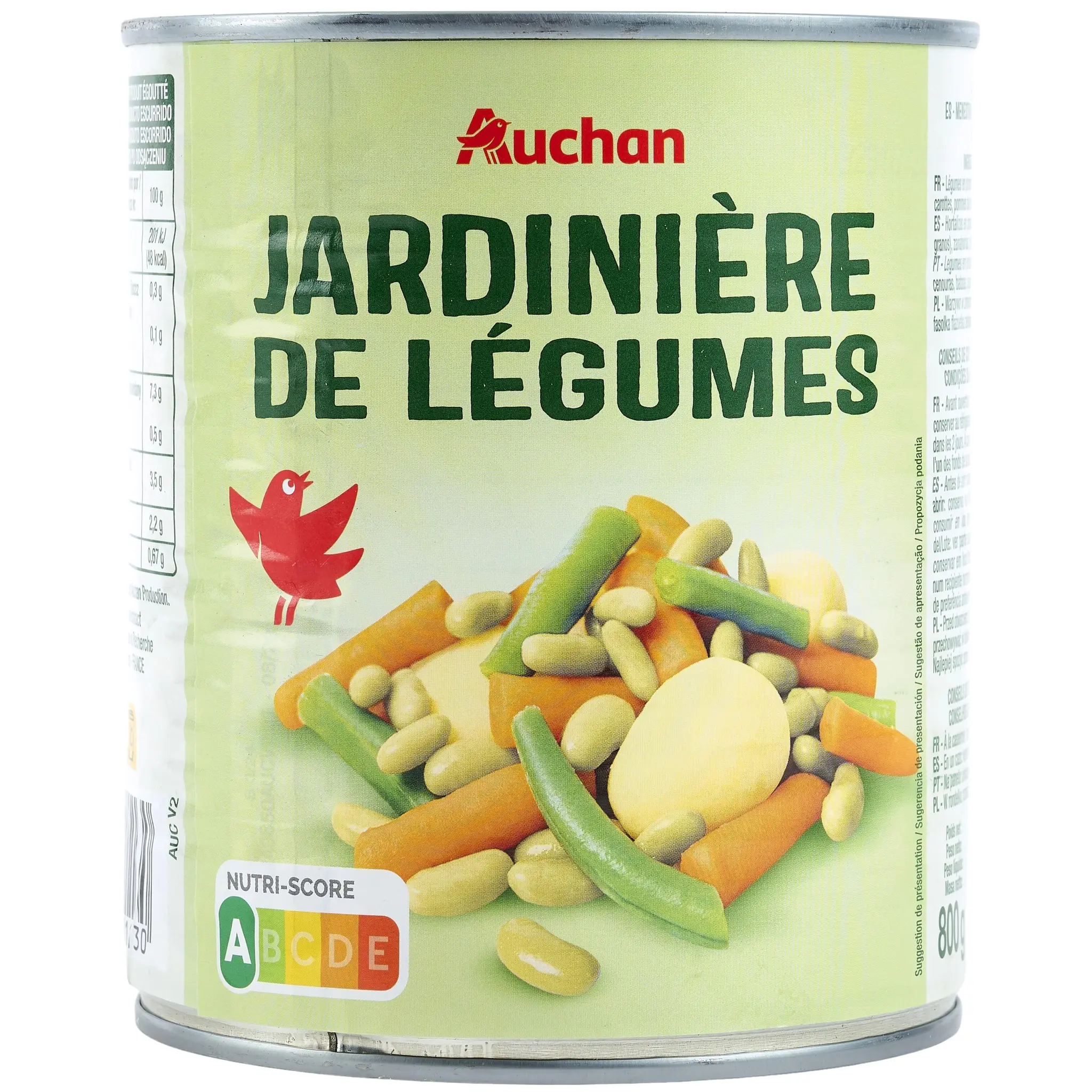AUCHAN Jardinière 4 légumes