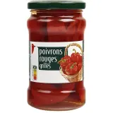 AUCHAN Poivrons rouges grillés en bocal
