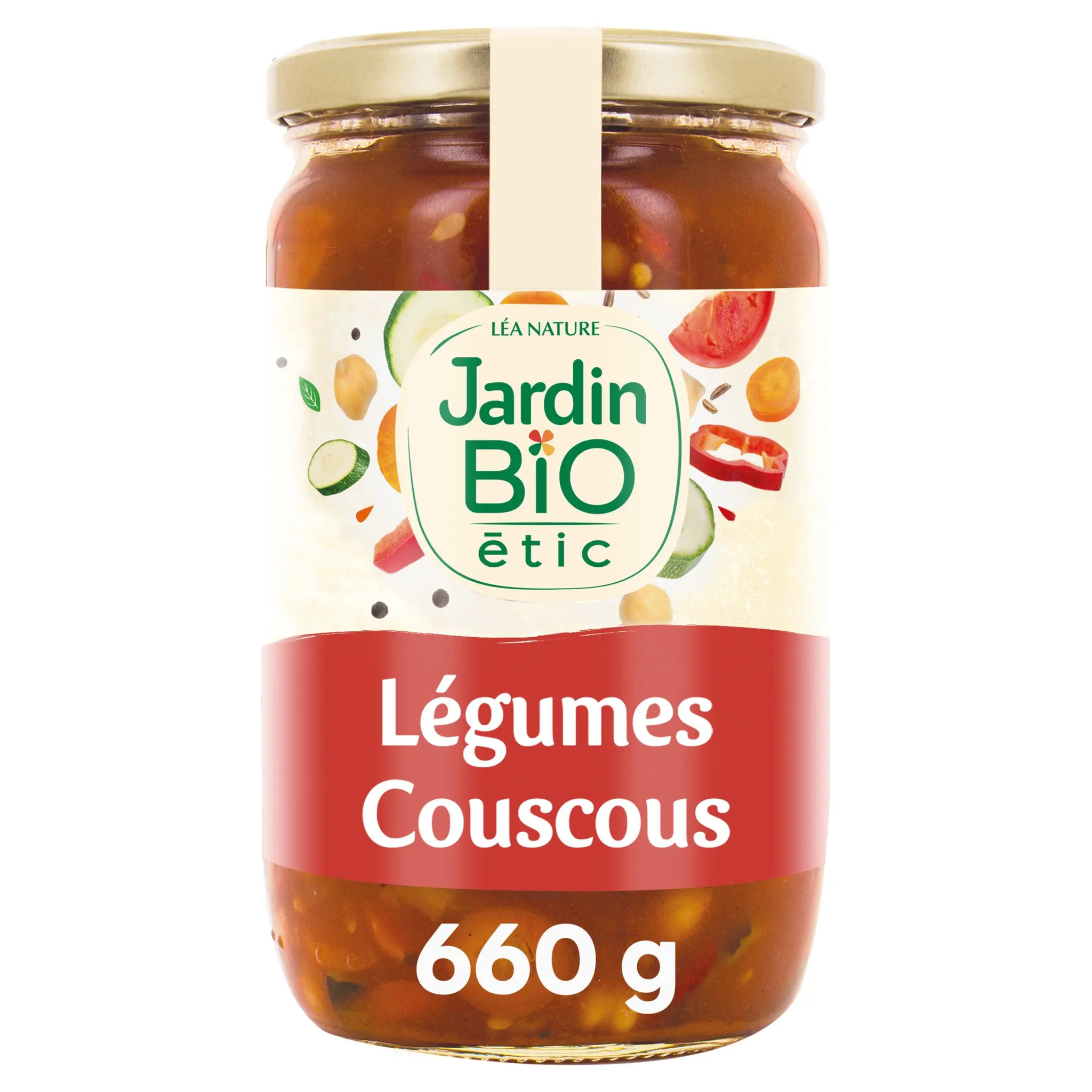 JARDIN BIO ETIC Légumes pour couscous bio en bocal