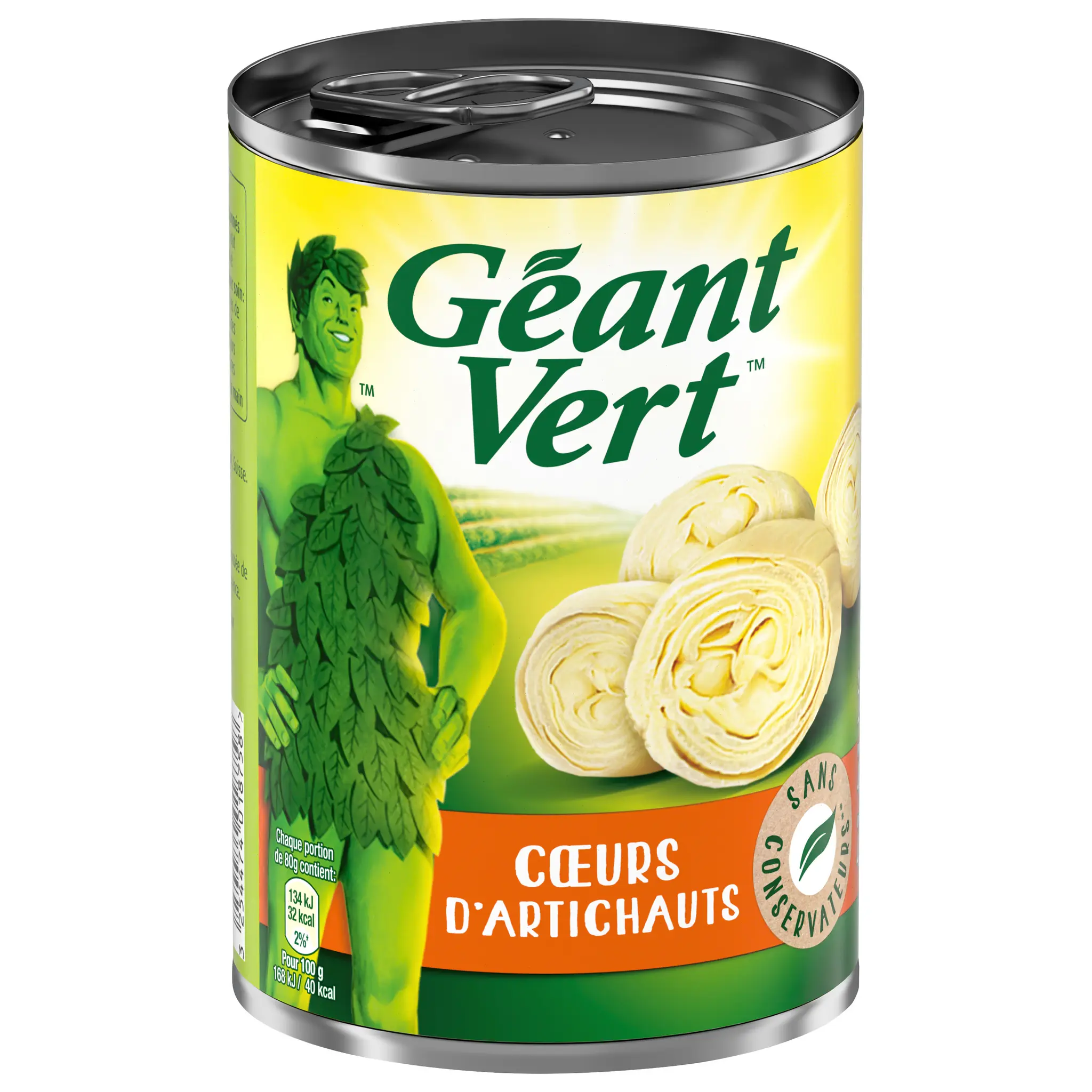 GEANT VERT Coeurs d'artichauts sans conservateur