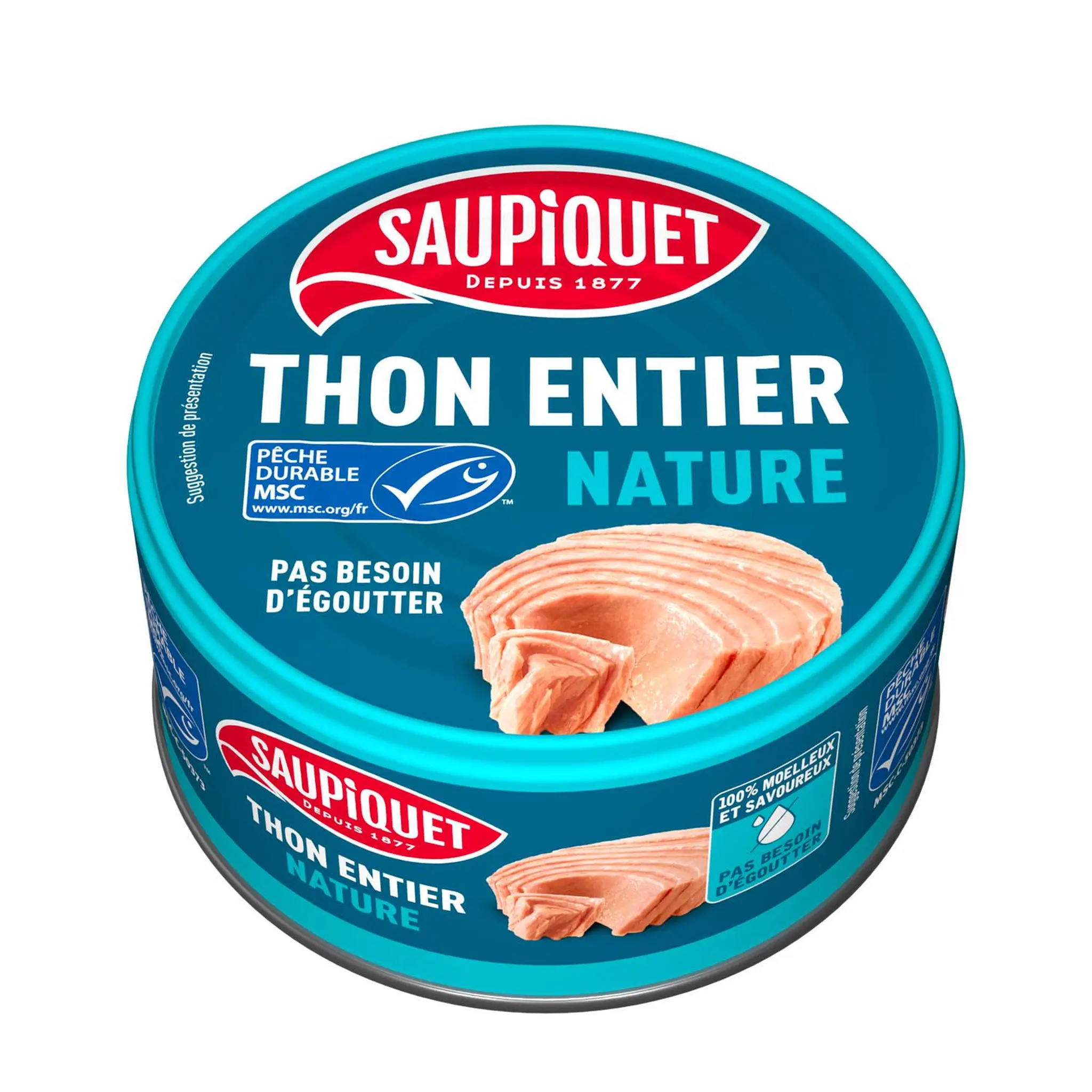 SAUPIQUET Thon entier nature MSC