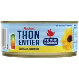 AUCHAN Thon entier à l'huile de tournesol