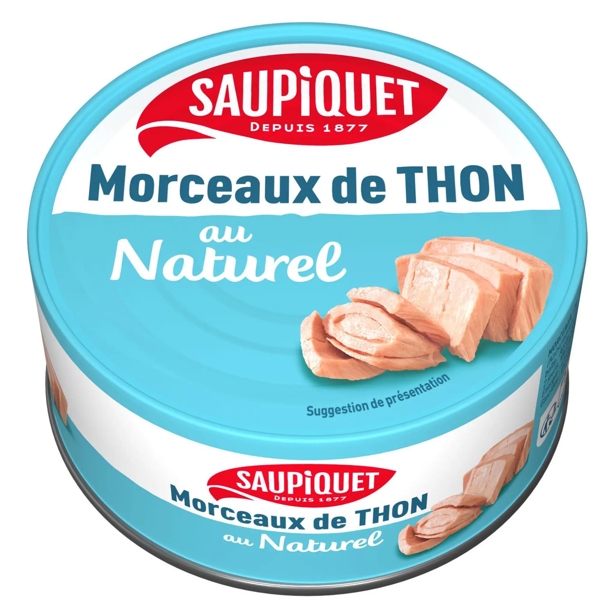 SAUPIQUET Morceaux de thon au naturel
