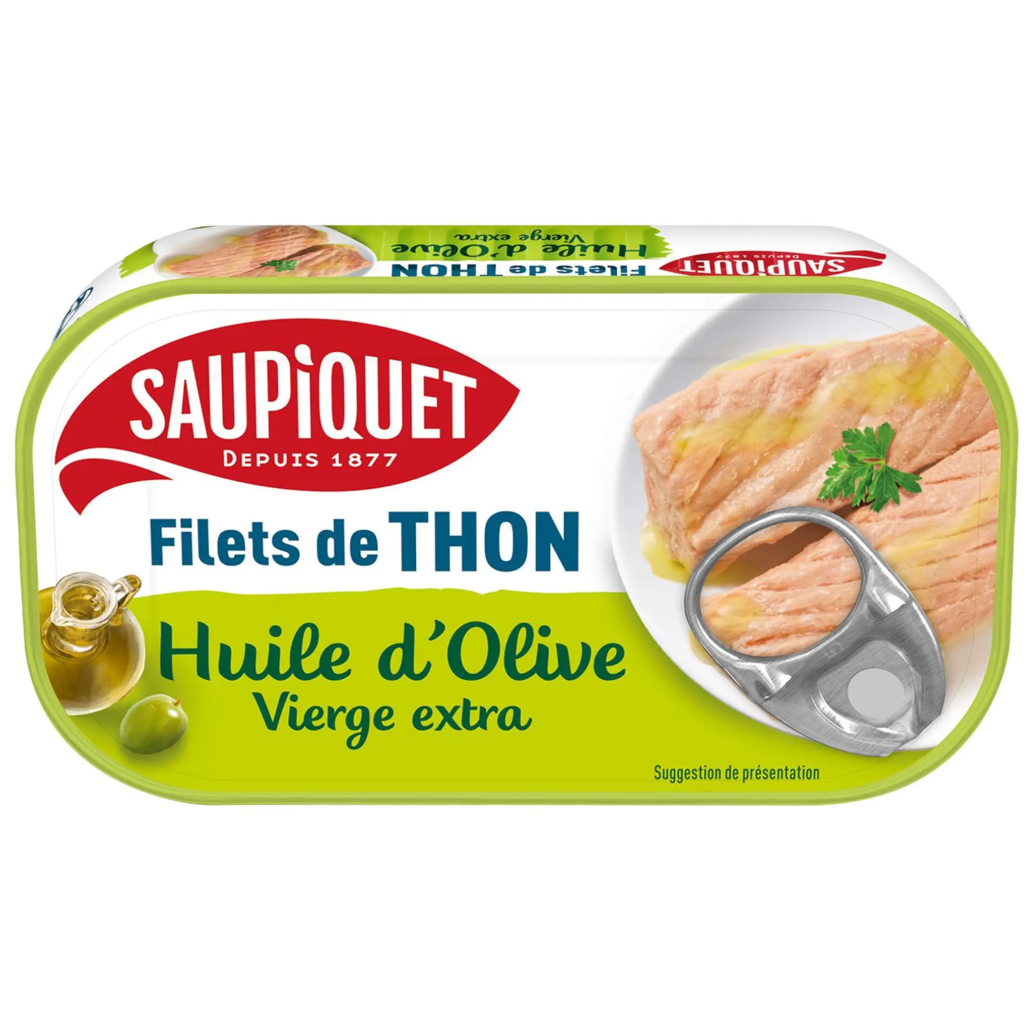 SAUPIQUET Filets de thon à l'huile d'olive vierge extra