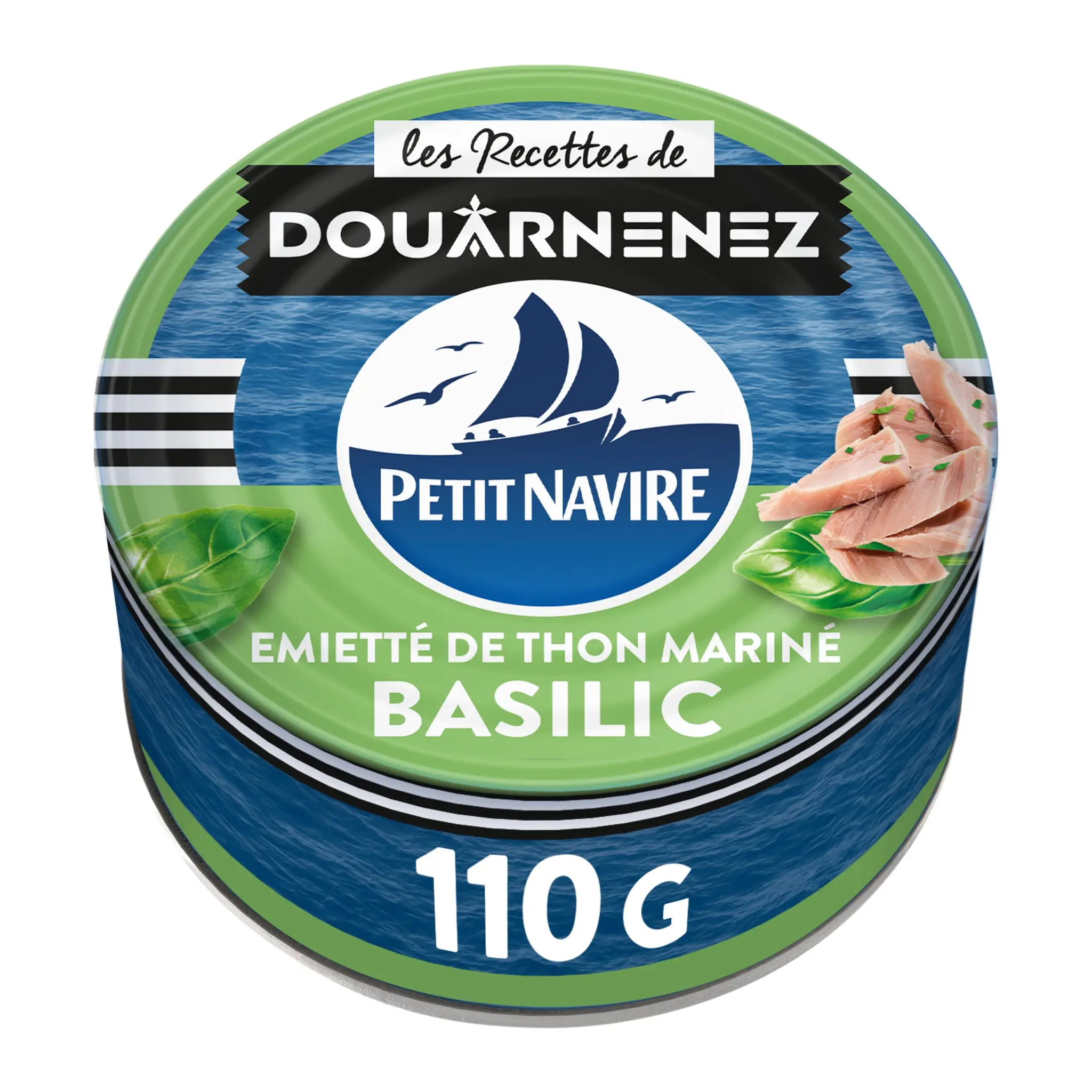 PETIT NAVIRE Thon émietté mariné basilic