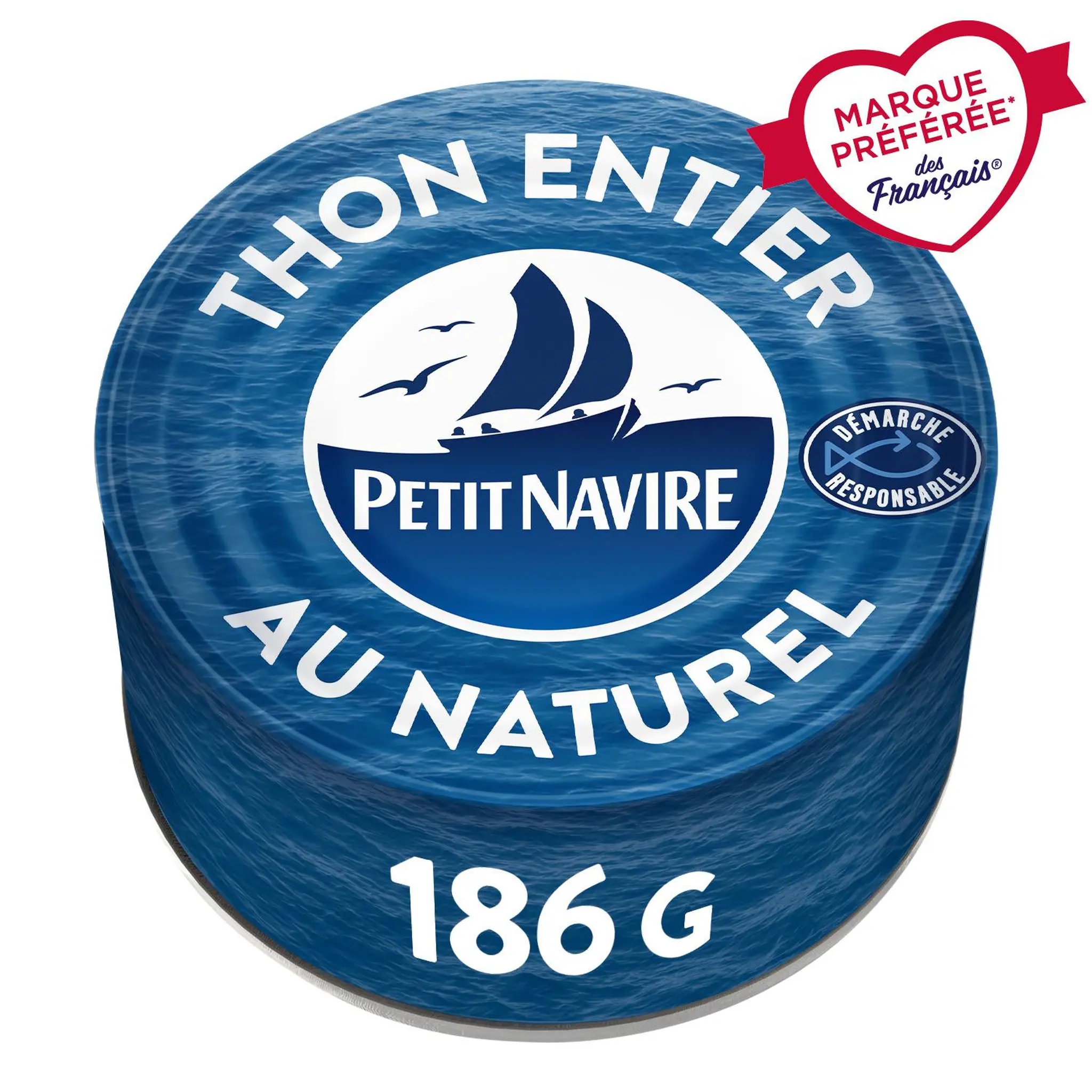 PETIT NAVIRE Thon Albacore entier au naturel démarche responsable