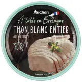 AUCHAN TERROIR Thon blanc entier au naturel