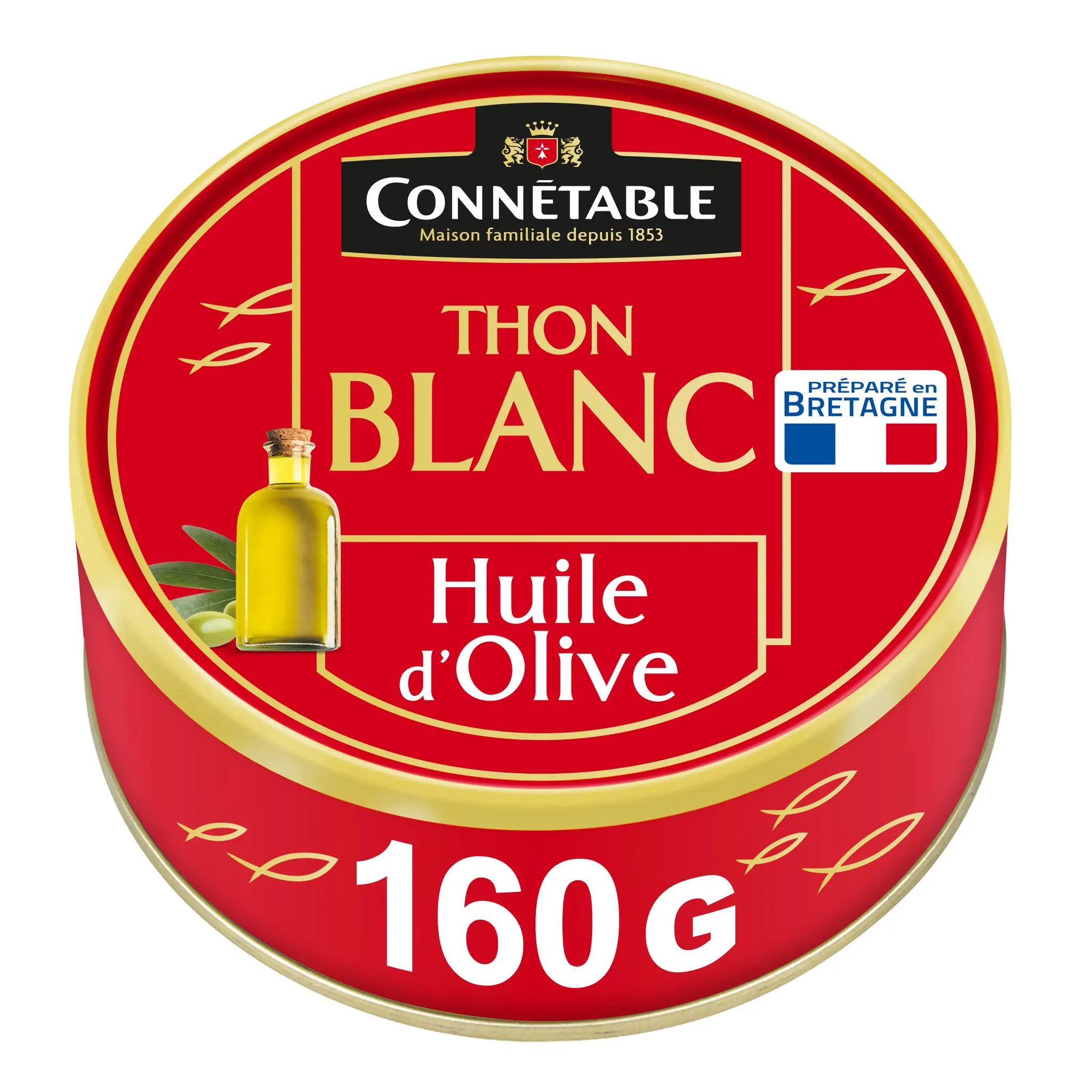 CONNETABLE Thon blanc Germon à l'huile d'olive vierge extra préparé en Bretagne