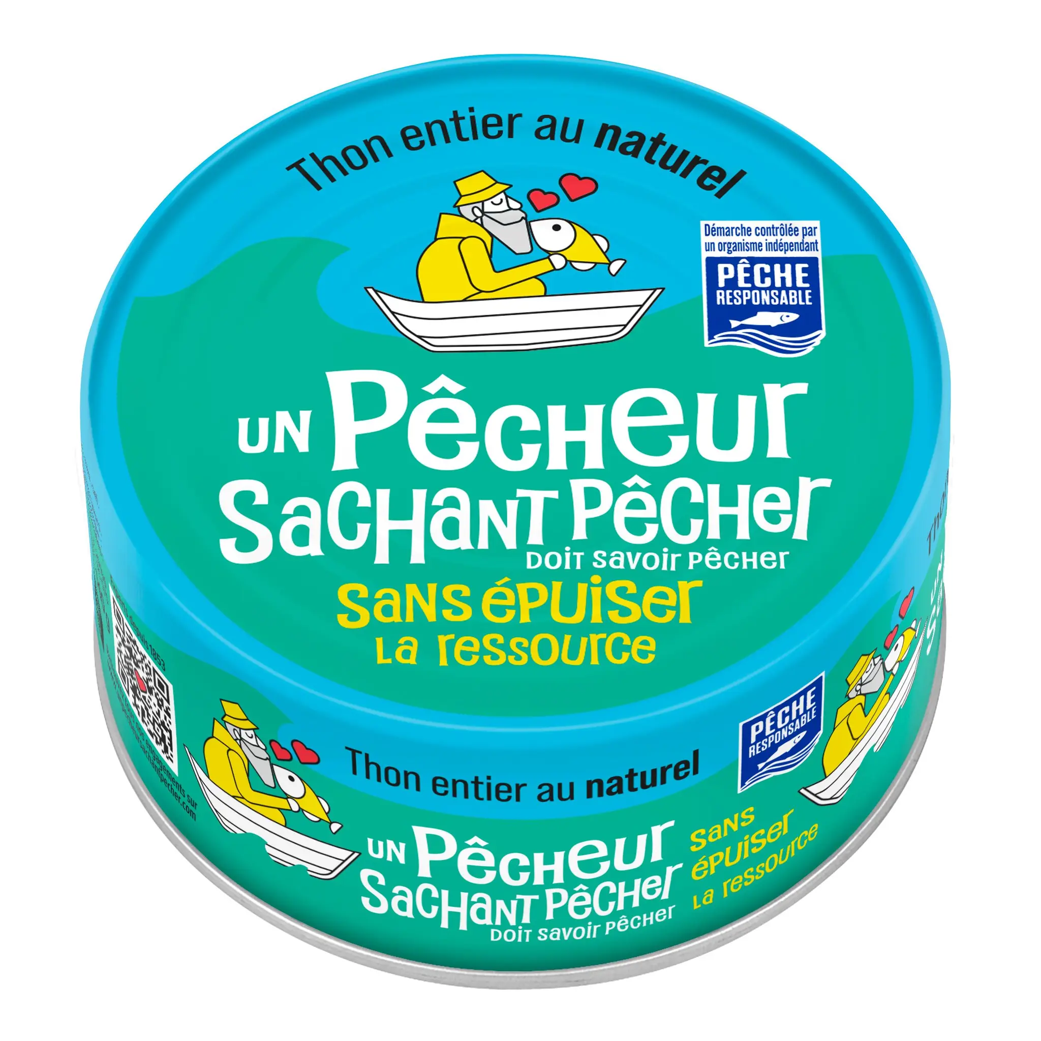 UN PECHEUR SACHANT PECHER Thon entier au naturel