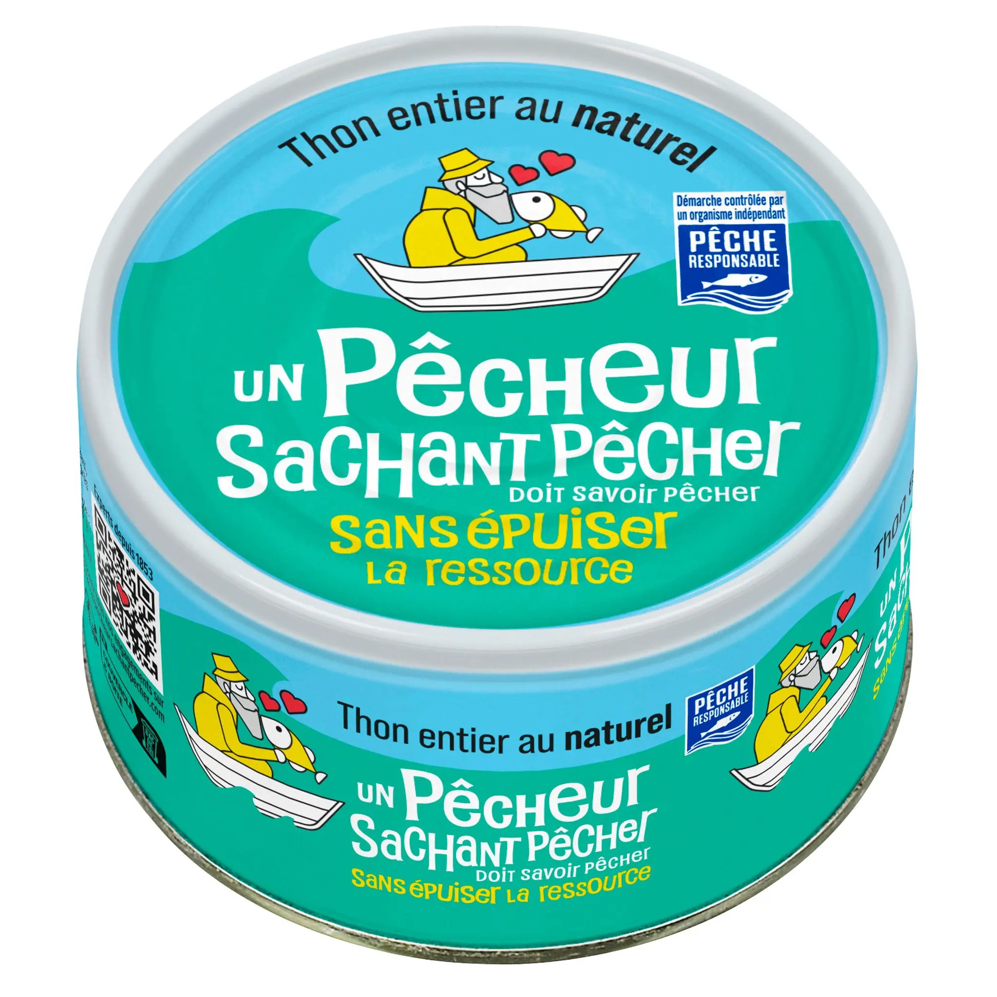 UN PECHEUR SACHANT PECHER Thon entier au naturel