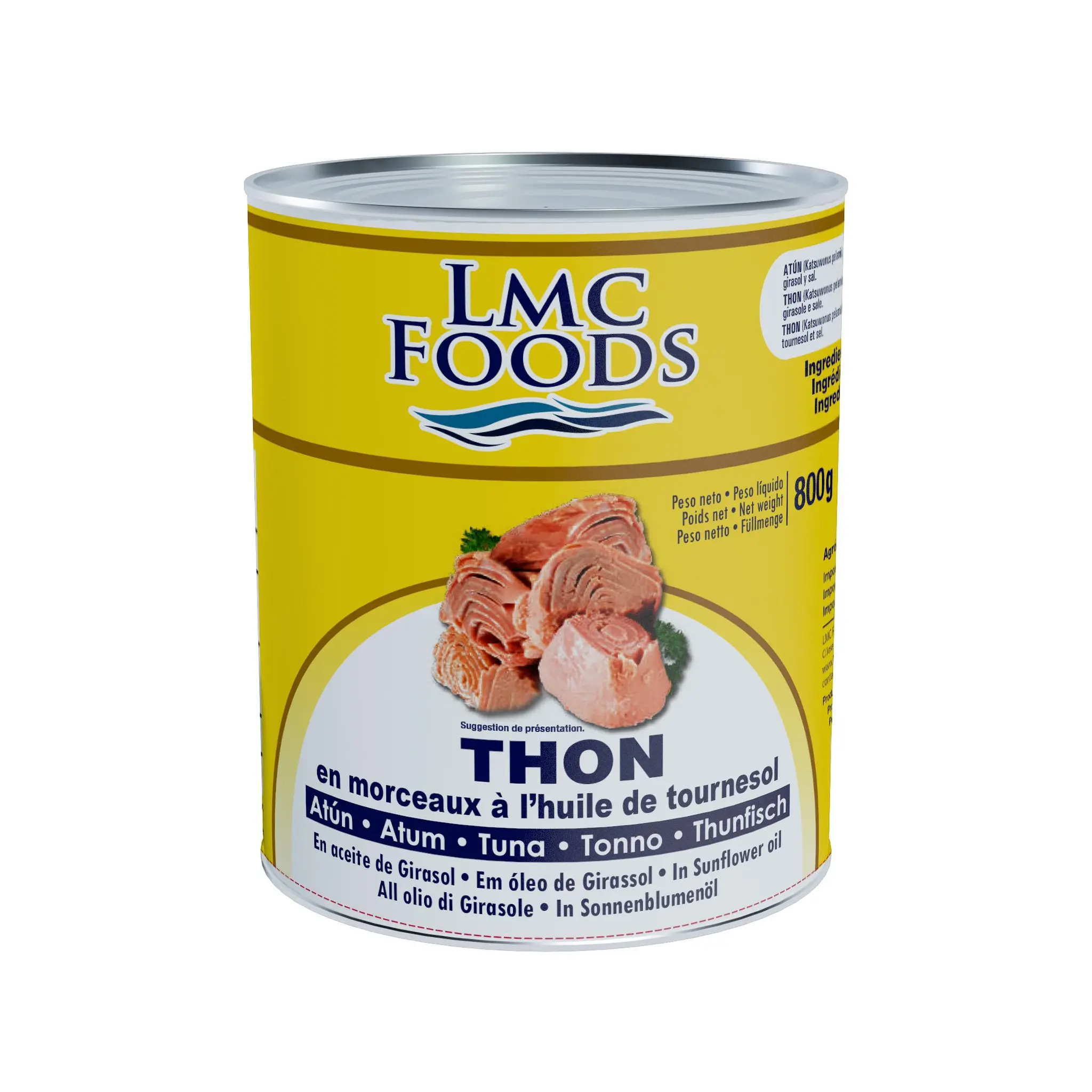 LMC FOODS Thon en morceaux à l'huile de tournesol