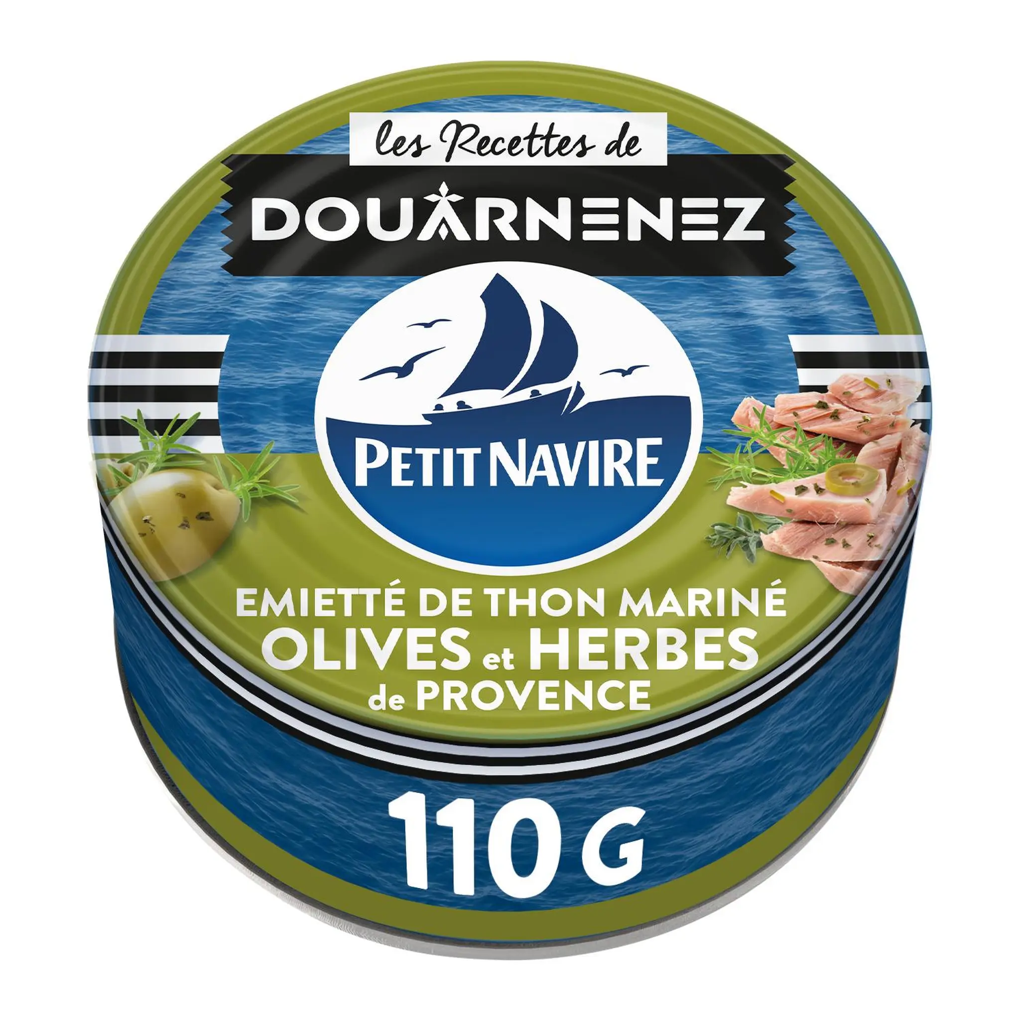 PETIT NAVIRE Émietté de thon mariné aux olives et herbes de Provence