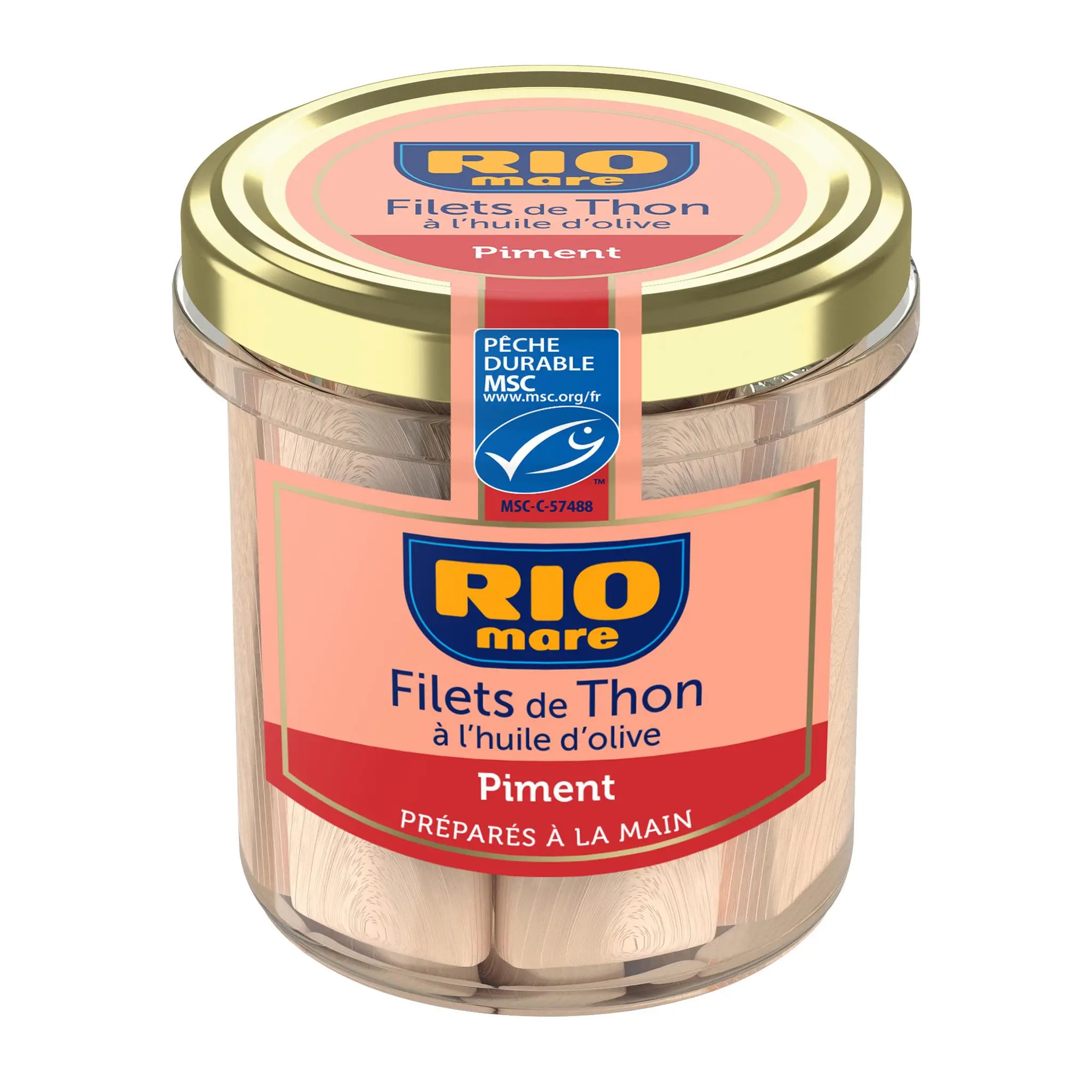 RIO MARE Filets de thon à l'huile d'olive et piment MSC