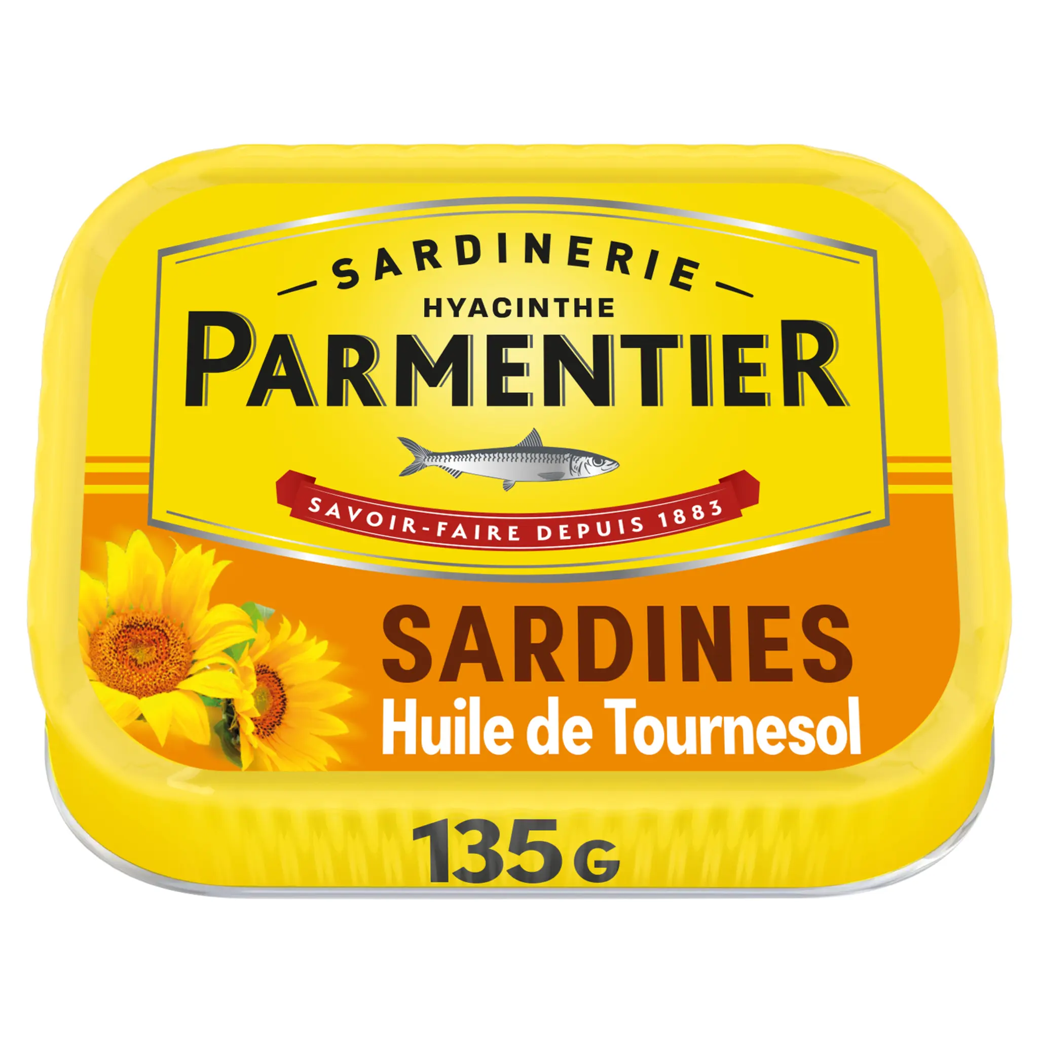 PARMENTIER Sardines à l'huile de tournesol