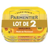 PARMENTIER Sardines à l'huile de tournesol