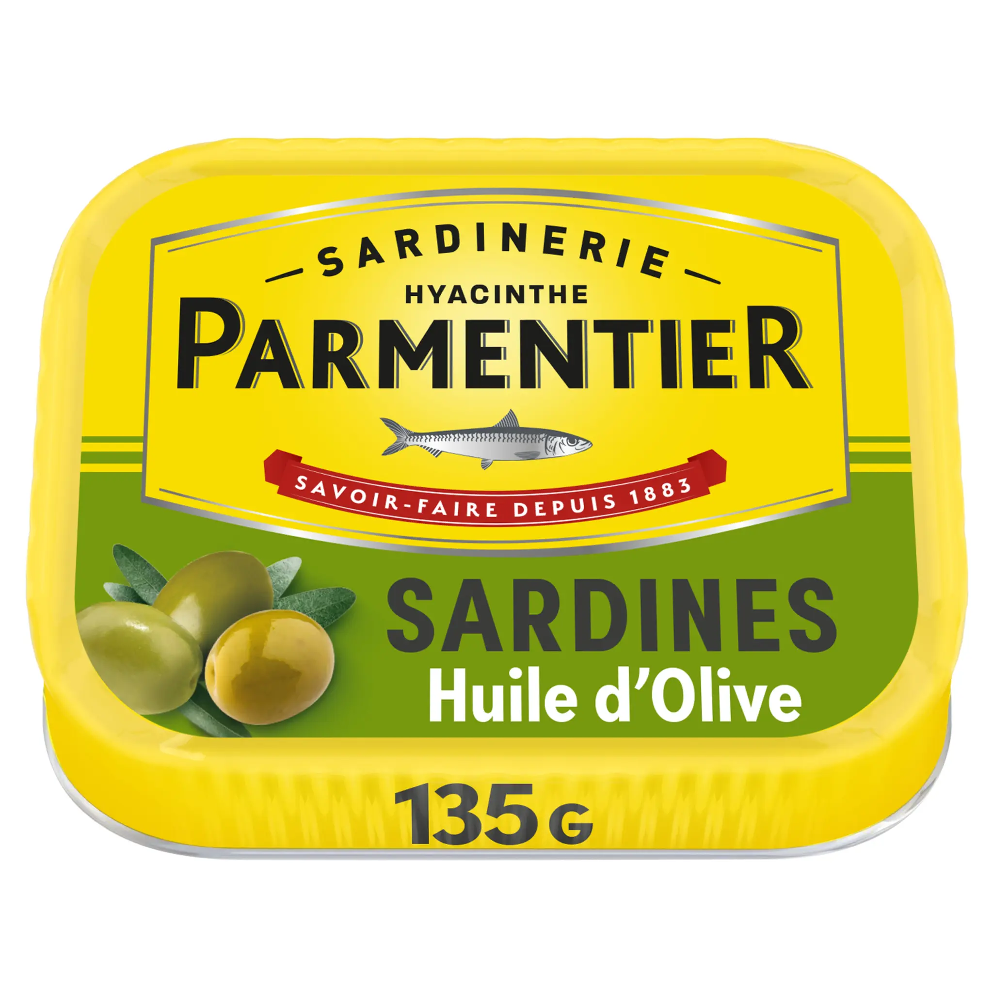 PARMENTIER Sardines à l'huile d'olive vierge extra