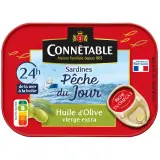 CONNETABLE Sardines à l'huile d'olive vierge extra pêche du jour