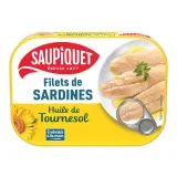 SAUPIQUET Filets de sardines à l'huile de tournesol