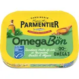 PARMENTIER Sardines à l'huile de lin et tournesol au basilic et algues MSC