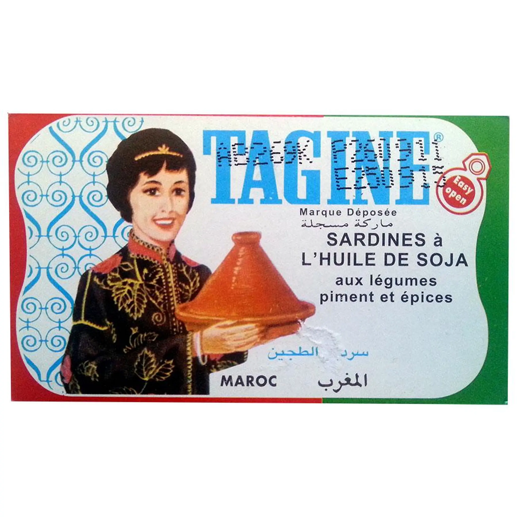 RIAD Sardines à l'huile de soja aux légumes piment et épices