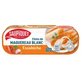 SAUPIQUET Filets de maquereau blanc sauce escabèche