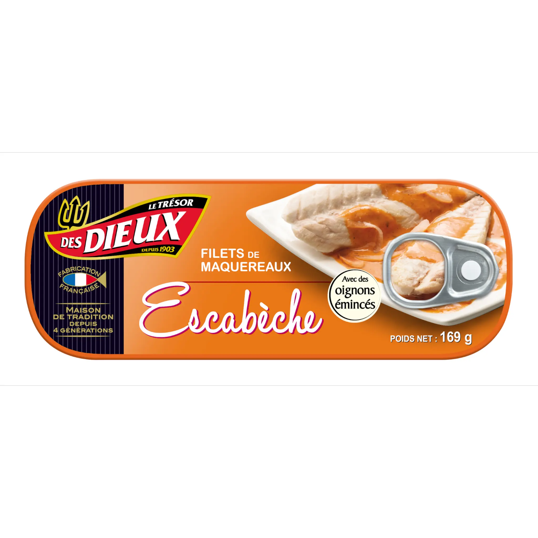 LE TRESOR DES DIEUX Filets de maquereaux sauce escabèche