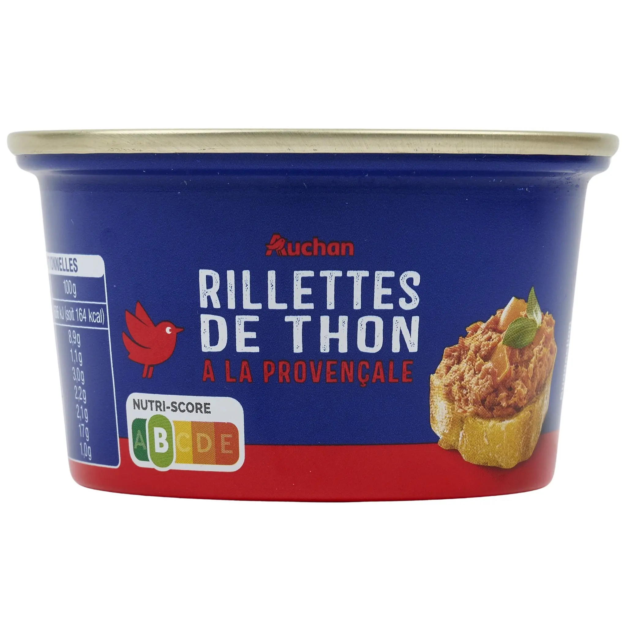 AUCHAN Rillettes de thon à la provençale