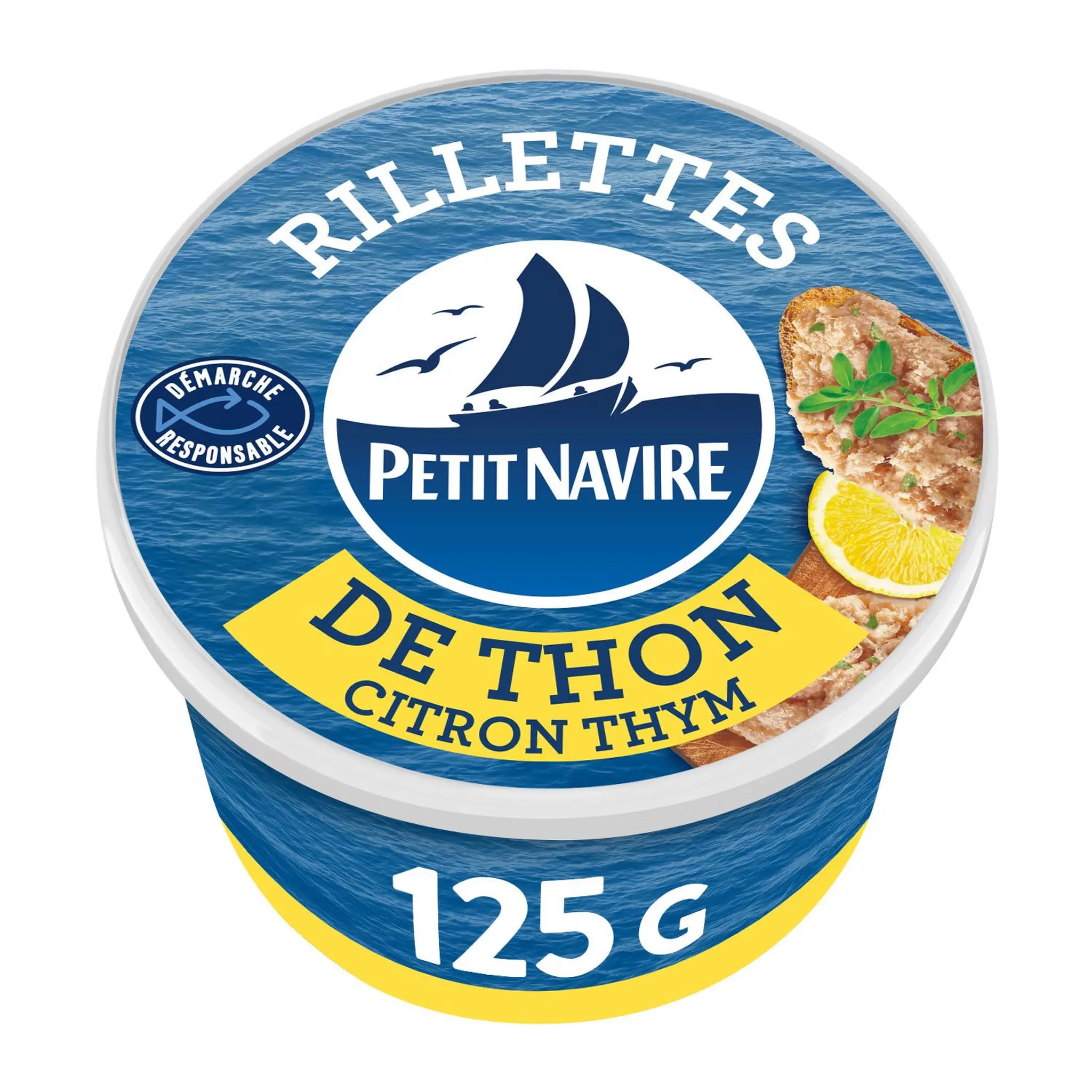 PETIT NAVIRE Rillettes de thon au citron et au thym