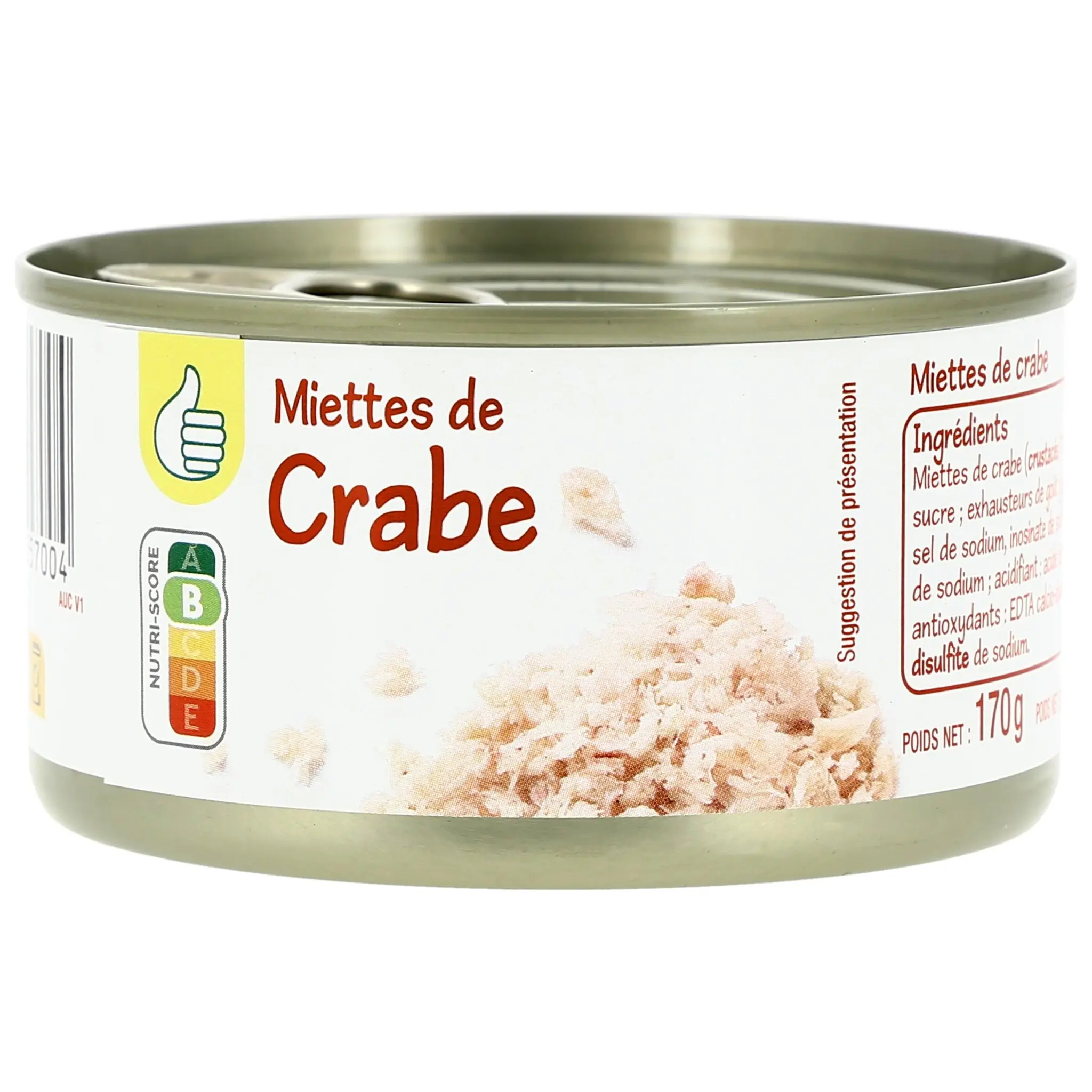 POUCE Miettes de crabe