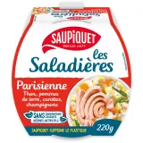 SAUPIQUET Salade thon pomme de terre carottes champignons à la Parisienne