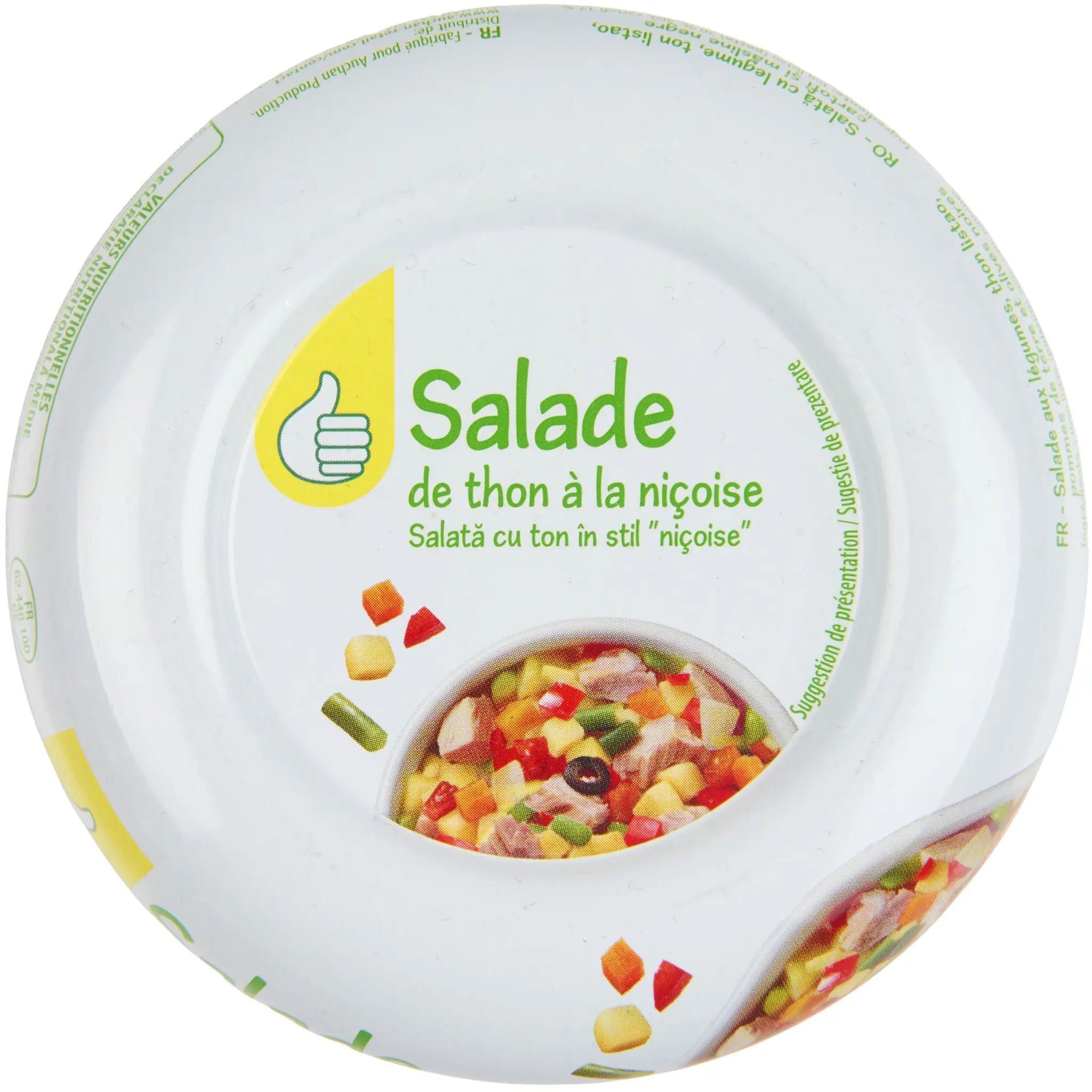 POUCE Salade de thon à la niçoise