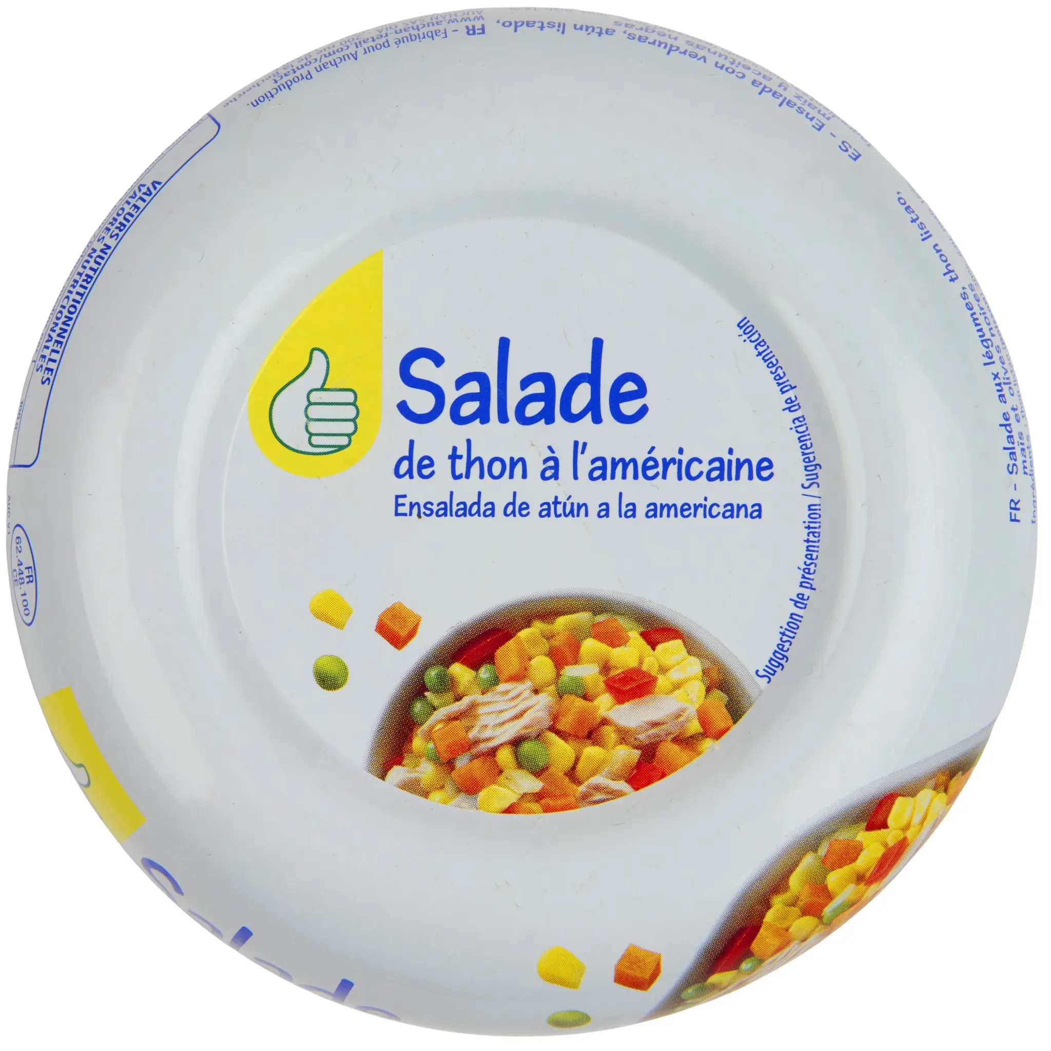 POUCE Salade de thon à l'américaine