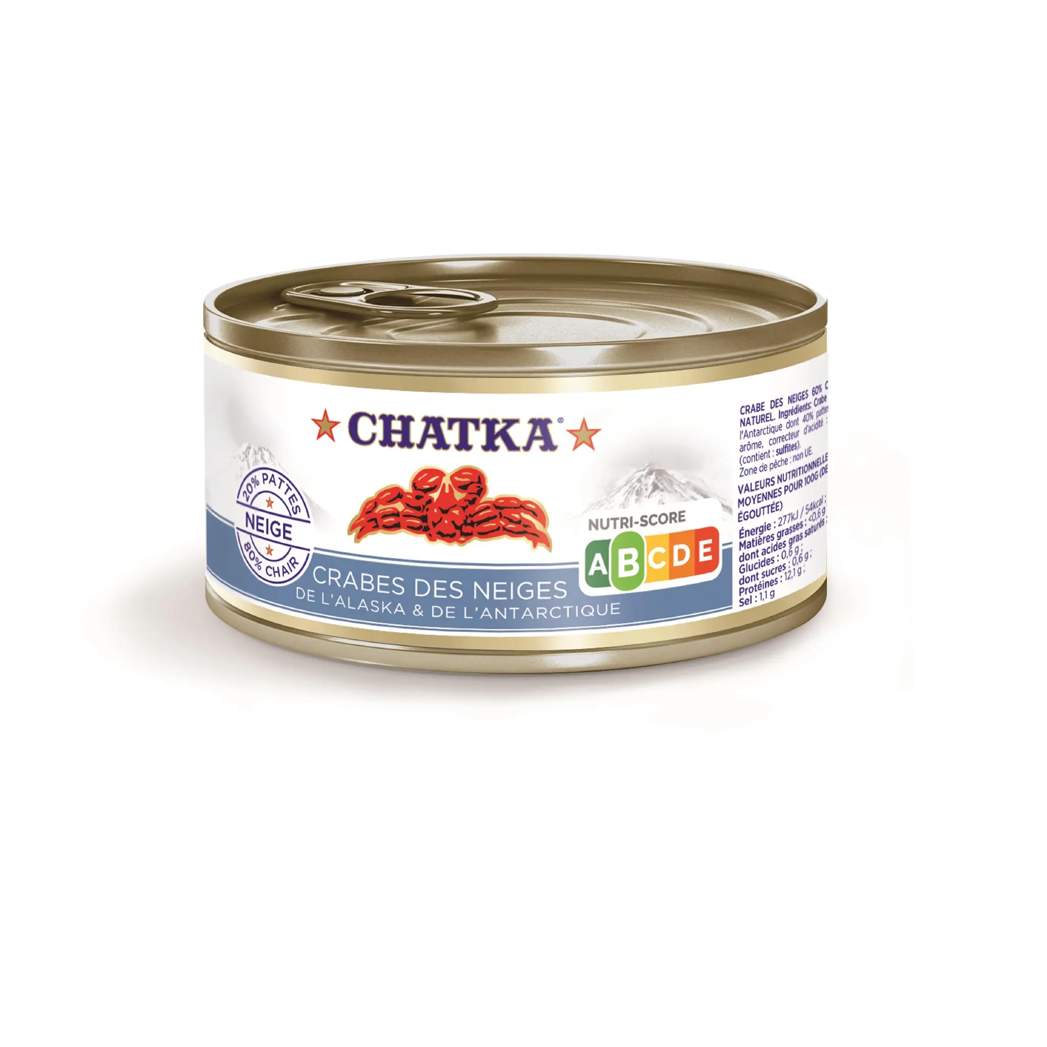 CHATKA Crabes des neiges de l'Alaska et de l'Antarctique