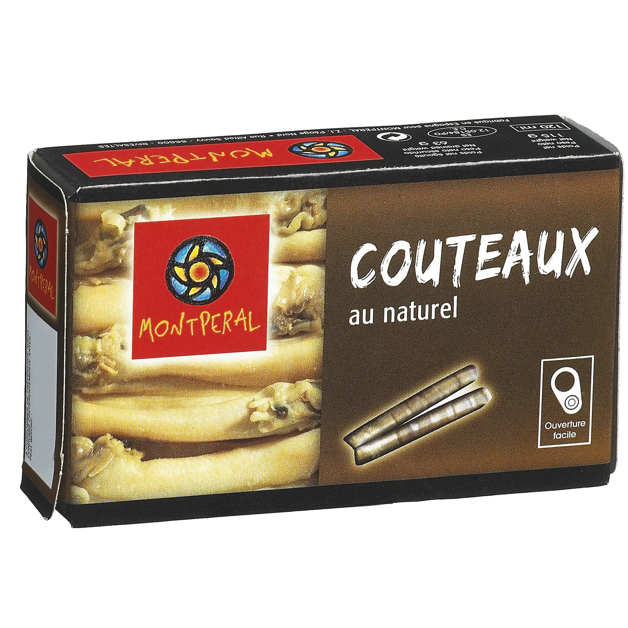 MONTPERAL Couteaux au naturel