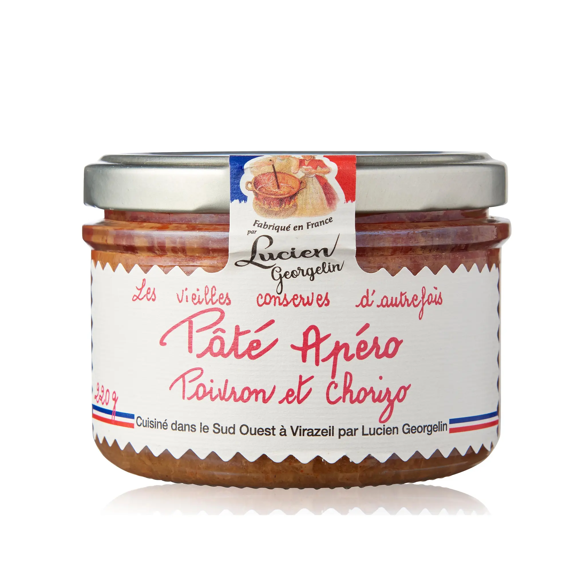 LUCIEN GEORGELIN Pâté apéro au poivron et chorizo