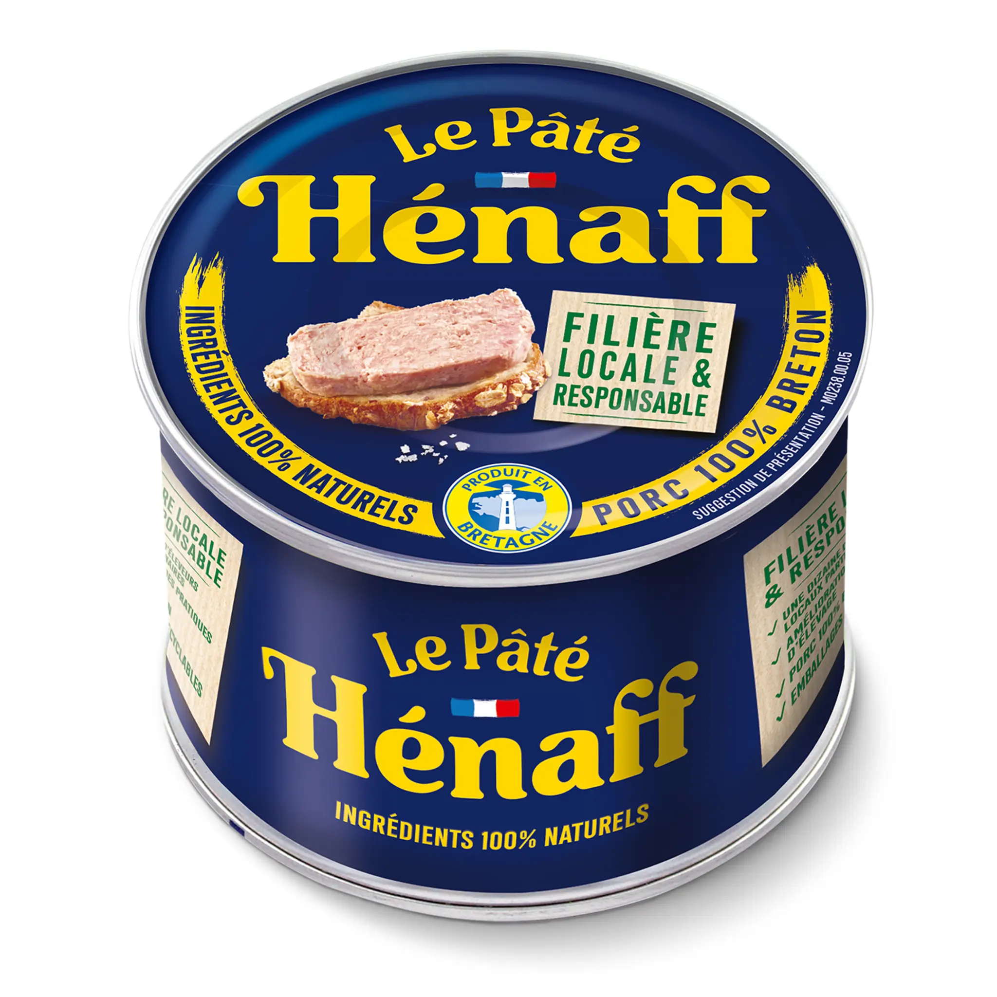 HENAFF Pâté de porc 100% ingrédients naturels